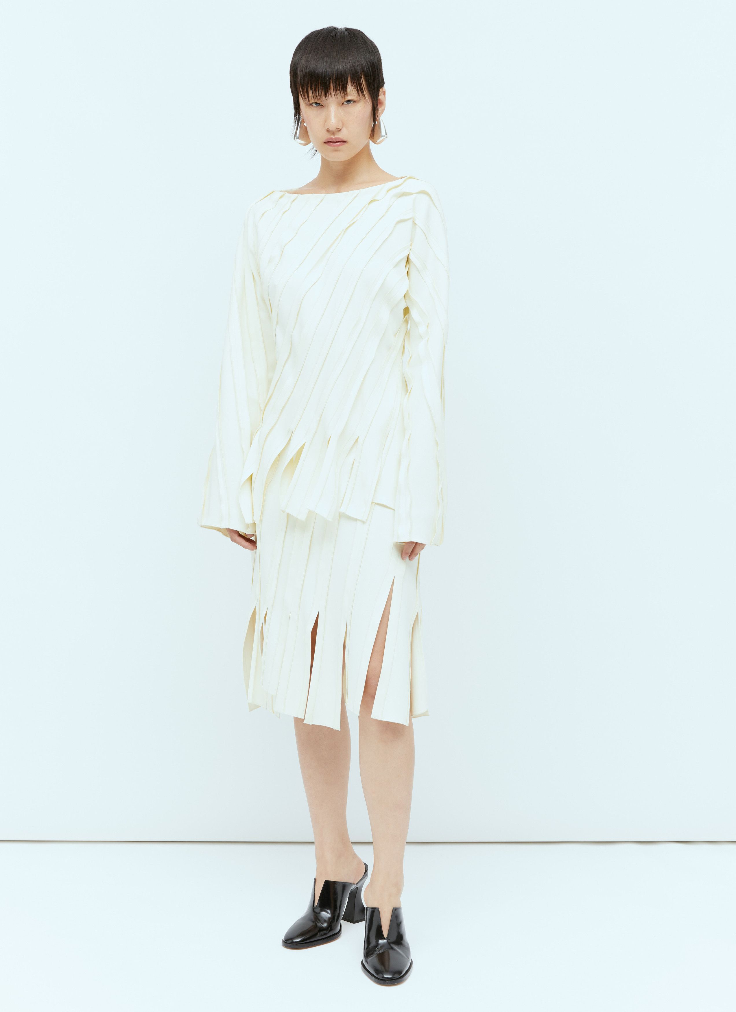 Bottega Veneta Fringe Hem Panel Top Size S / US 4 / IT 40 - 2 Thumbnail