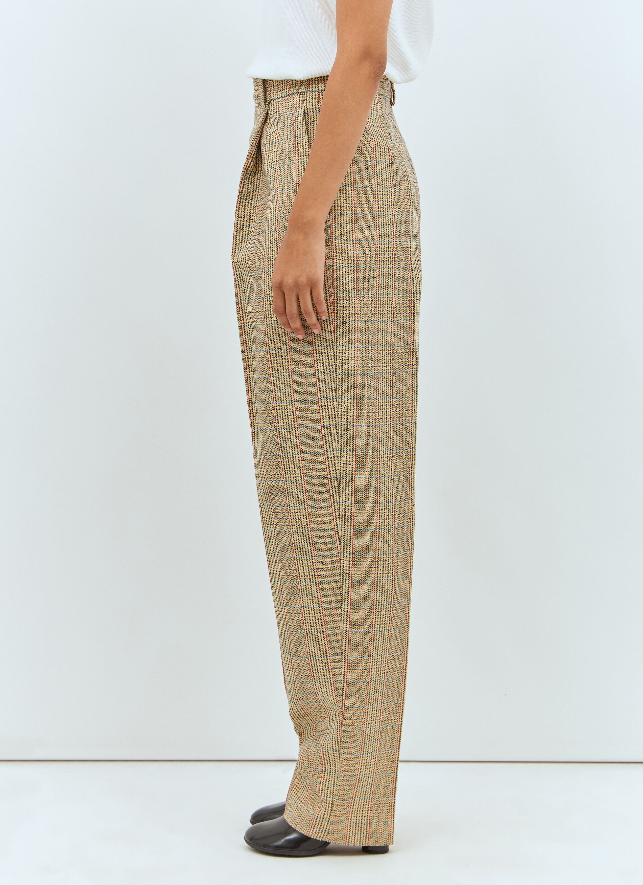 Bottega Veneta Prince Of Wales Tweed Pants Size 27" / US 4 / IT 40 - 2 Thumbnail