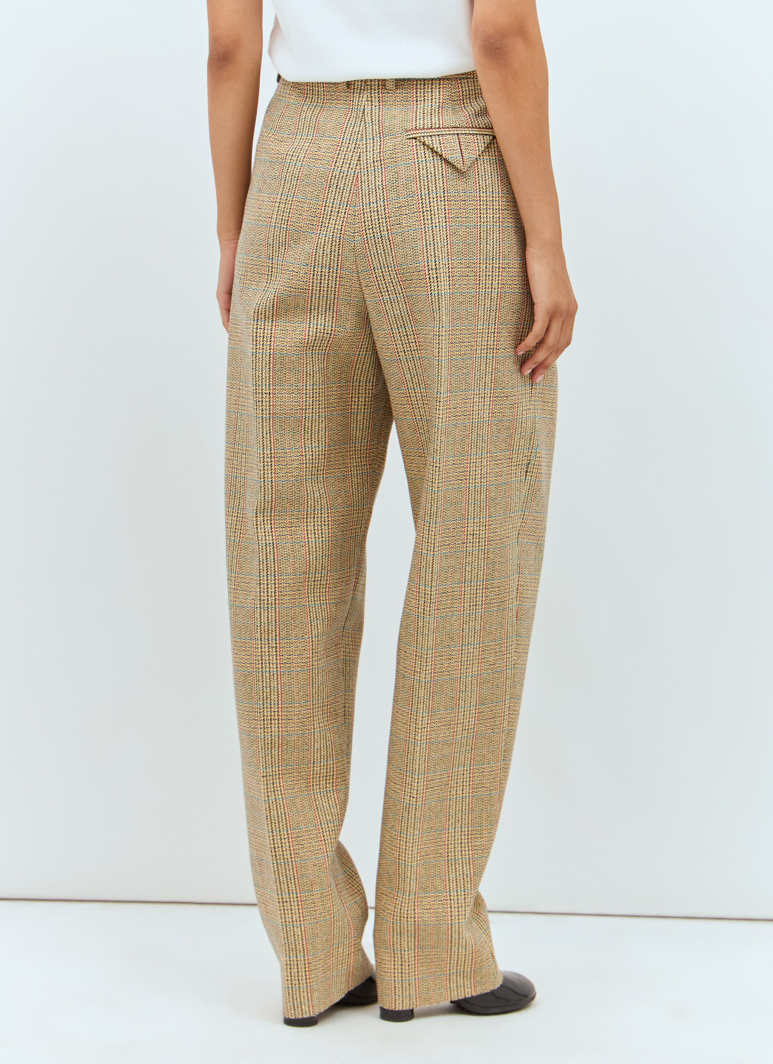 Bottega Veneta Prince Of Wales Tweed Pants Size 27" / US 4 / IT 40 - 6 Thumbnail