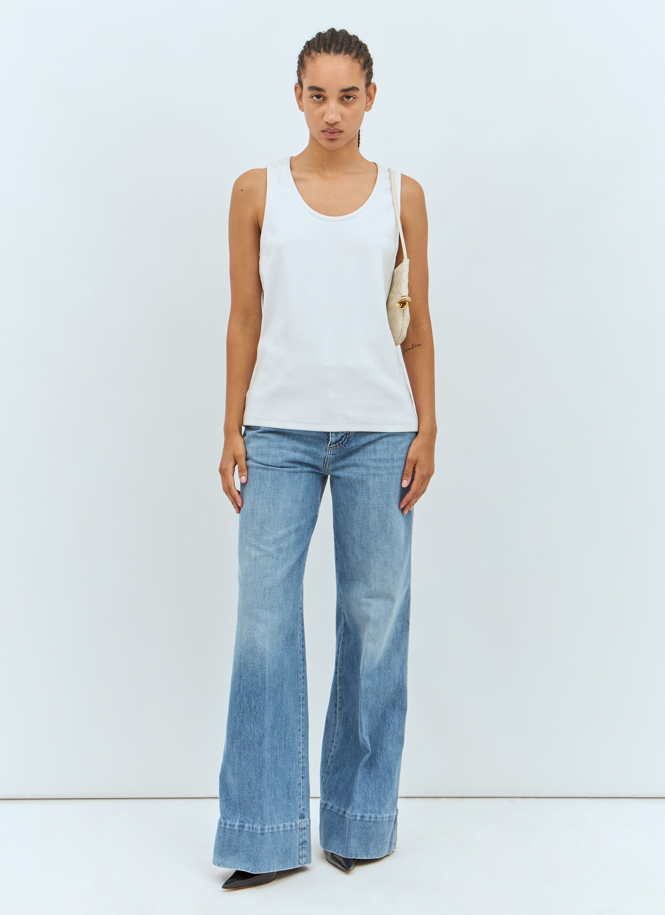 Bottega Veneta Vintage Wide-Leg Jeans Size 27" / US 4 / IT 40 - 4 Thumbnail