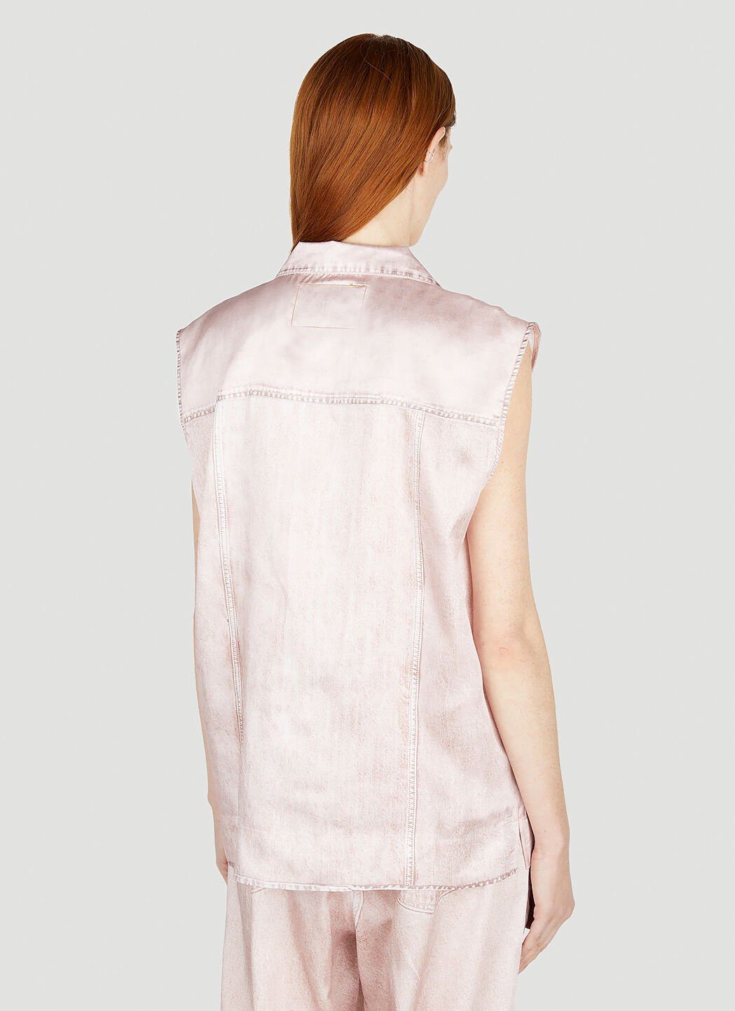 Diesel C-Mohja Denim Sleeveless Shirt Size S / US 4 / IT 40 - 4 Thumbnail