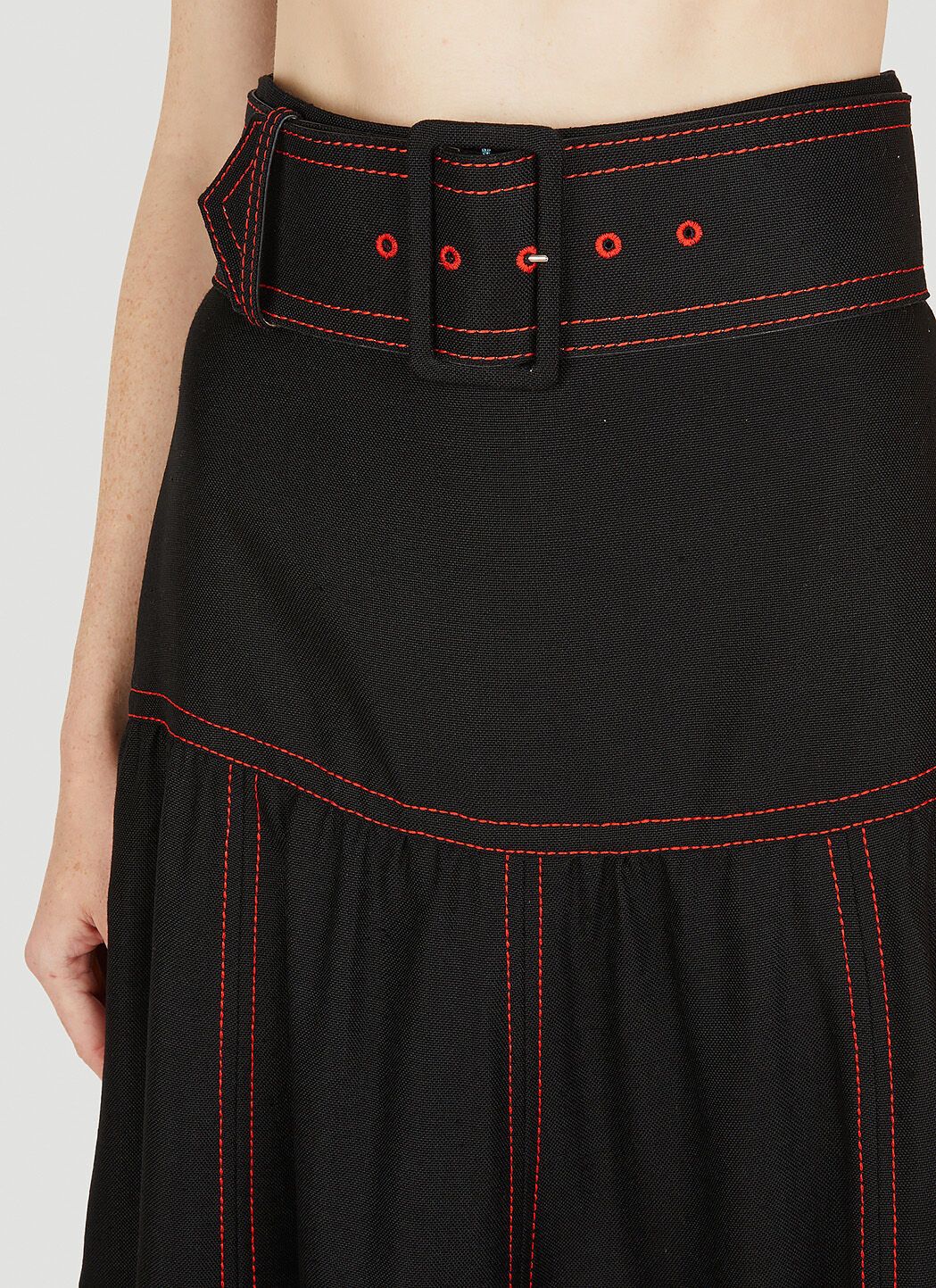 Gucci Tiered Mid Length Skirt Size 26" / US 2 / IT 38 - 5 Thumbnail
