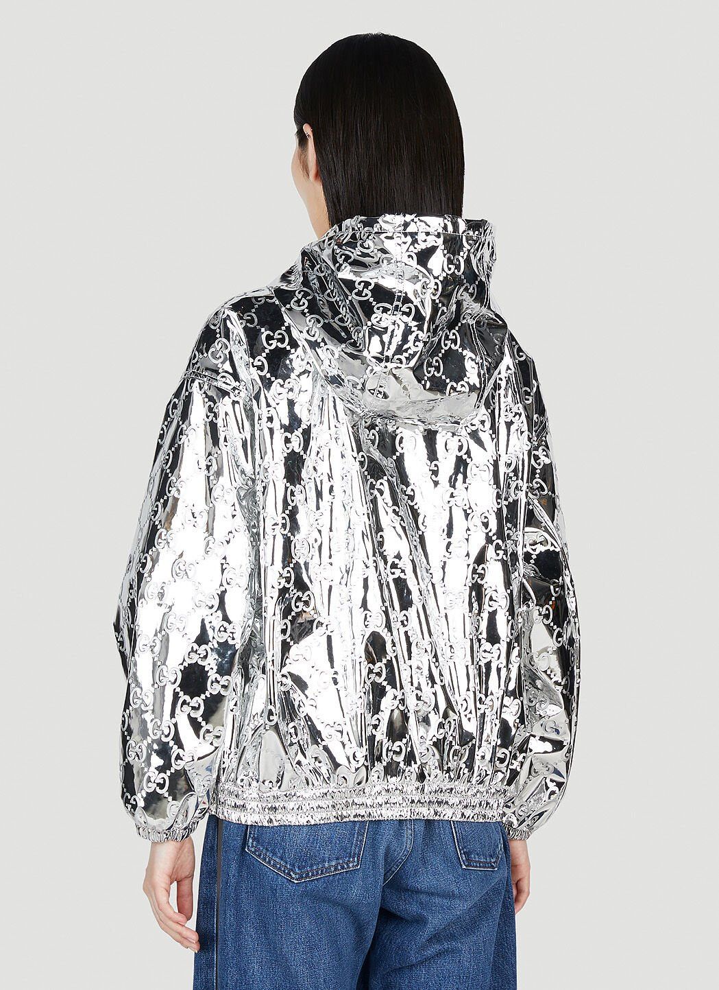 Gucci GG Embossed Bomber Jacket Size S / US 4 / IT 40 - 4 Thumbnail
