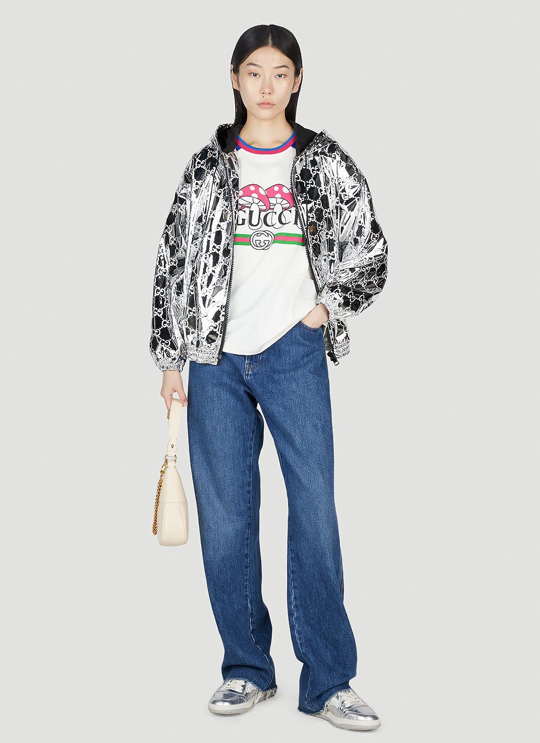 Gucci GG Embossed Bomber Jacket Size S / US 4 / IT 40 - 2 Thumbnail