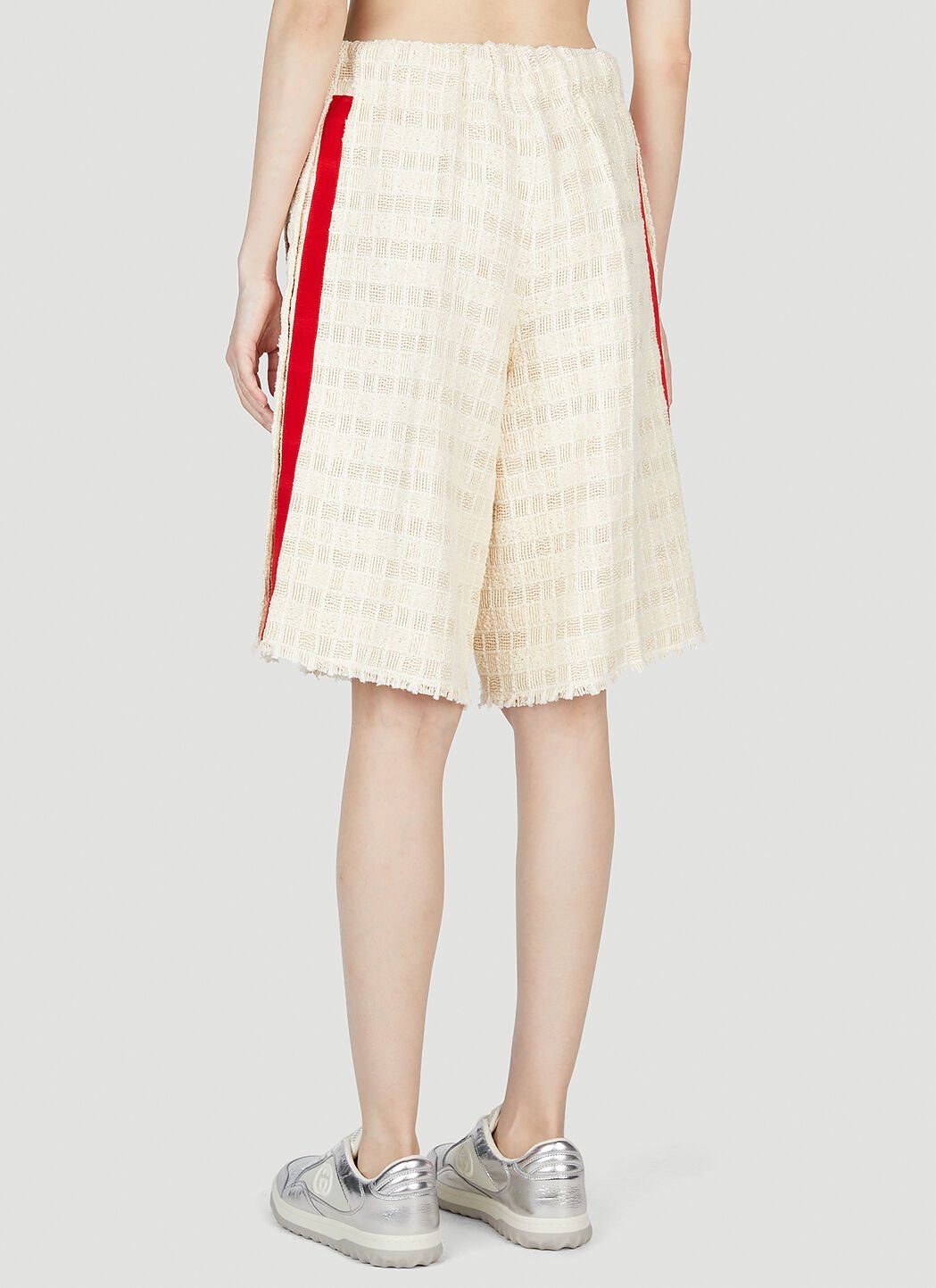 Gucci Interlocking G Tweed Bermuda Shorts Size 26" / US 2 / IT 38 - 4 Thumbnail