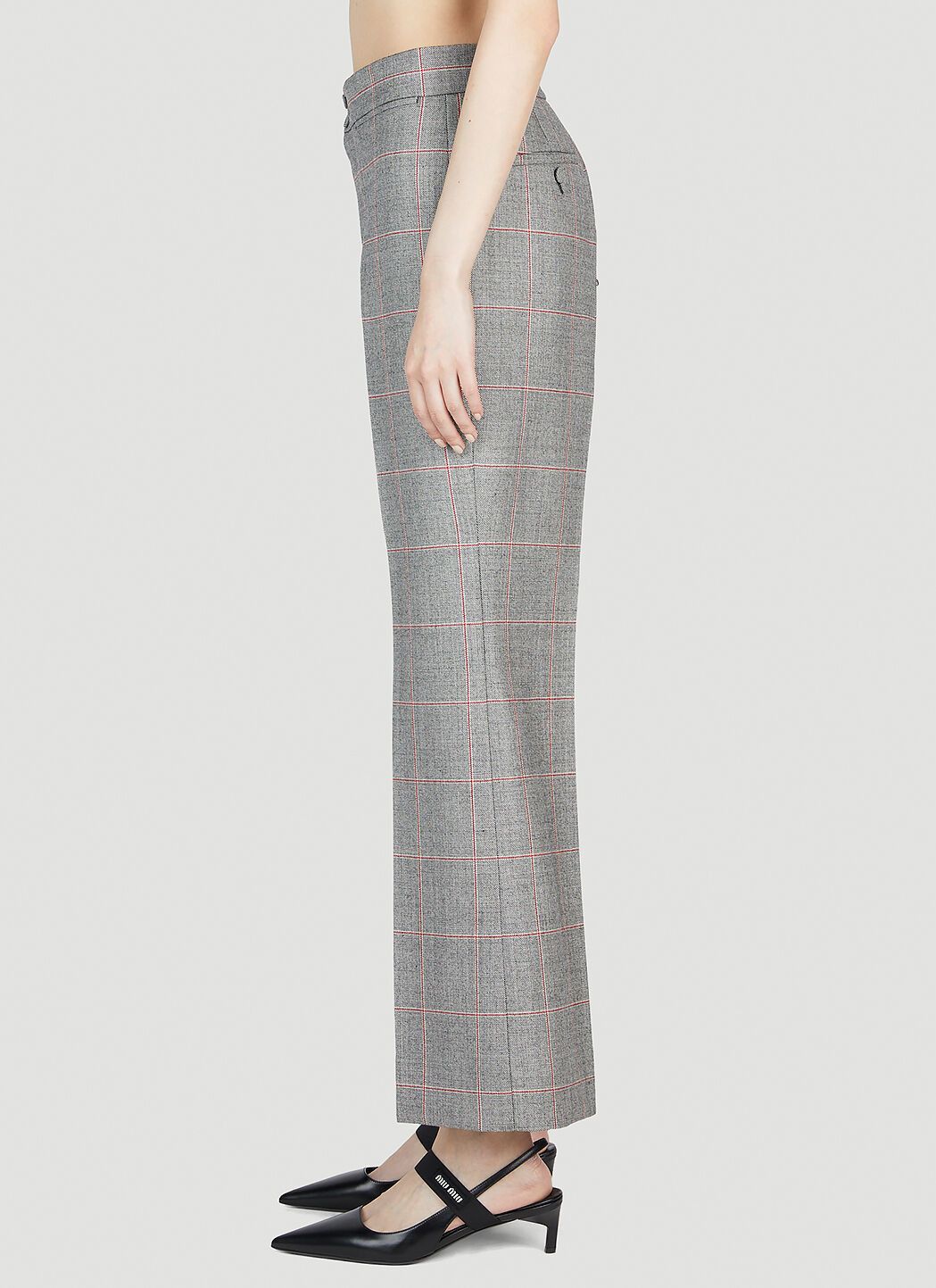 Gucci Check Suit Pants Size 27" / US 4 / IT 40 - 3 Thumbnail
