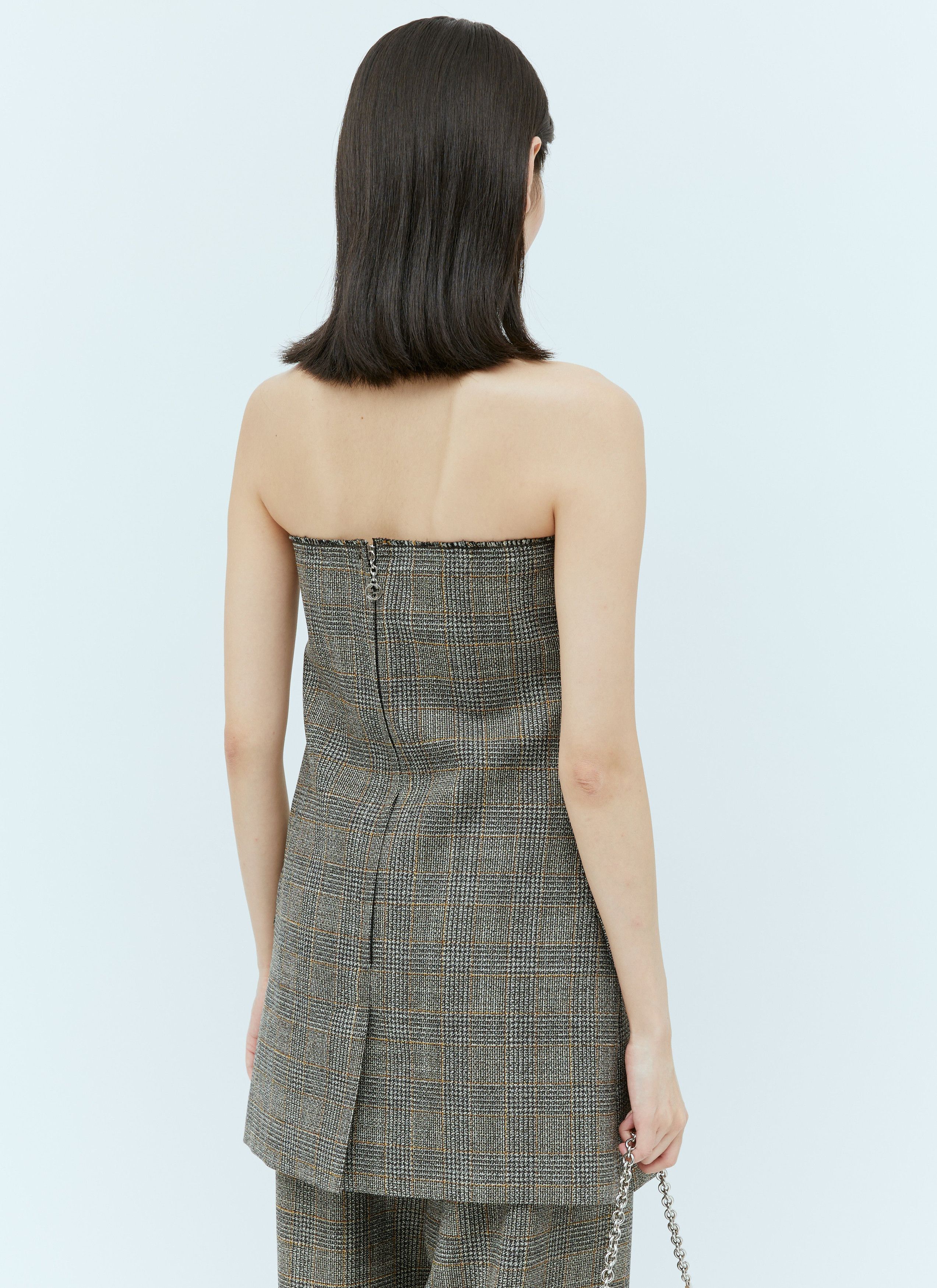 Gucci Prince Of Wales Wool Mini Dress Size XS / US 0-2 / IT 36-38 - 2 Thumbnail