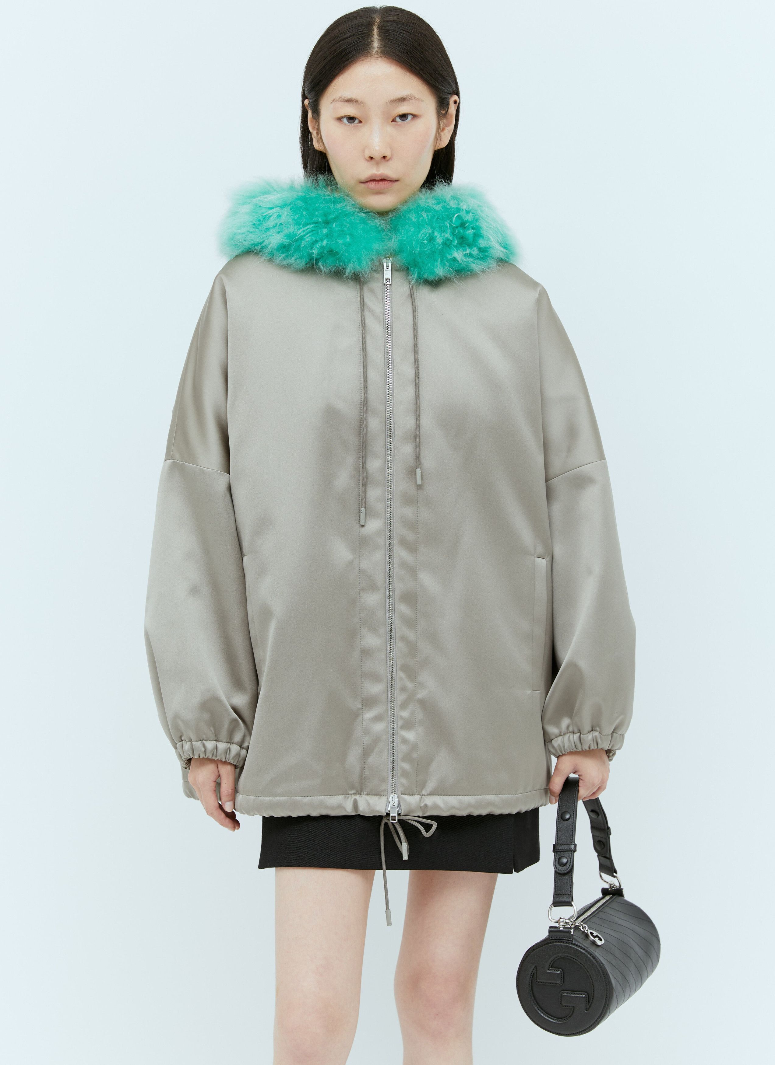 Gucci Satin Bomber Jacket Size S / US 4 / IT 40 - 5 Thumbnail