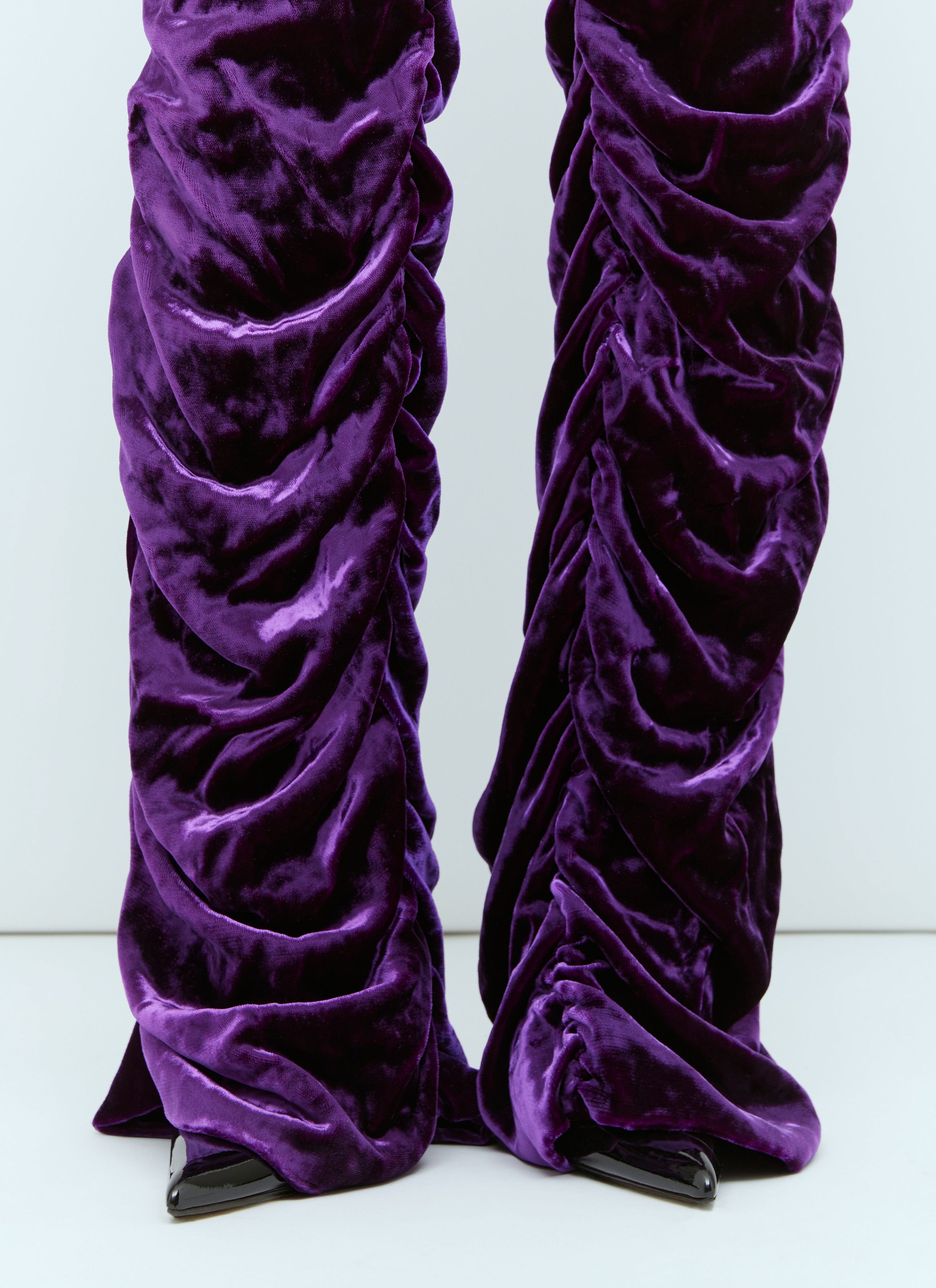 Gucci Horsebit Belt Velvet Pants Size 26" / US 2 / IT 38 - 5 Thumbnail