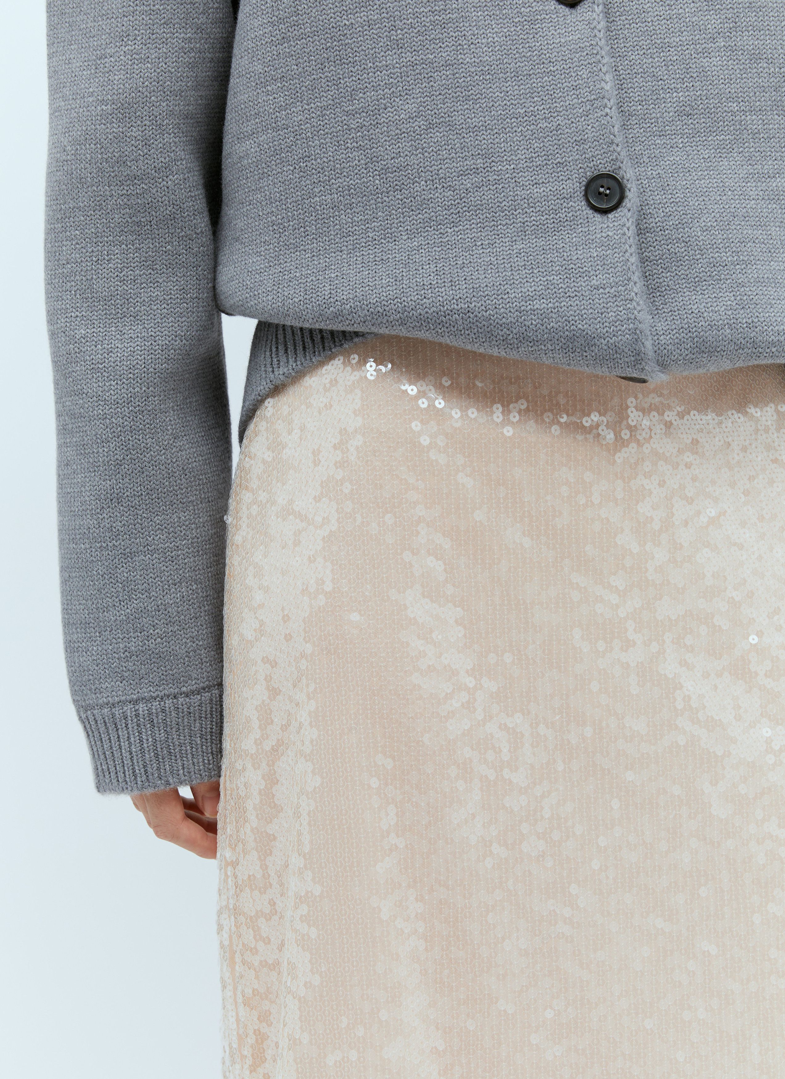 Gucci Sequin-Embroidered Tulle Skirt Size 27" / US 4 / IT 40 - 6 Thumbnail