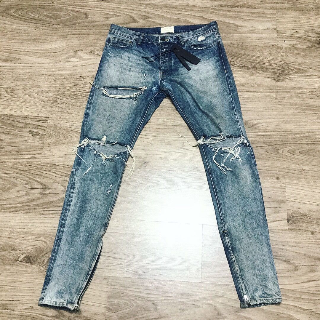 Fear of God fear of god 4th collection 2nd batch indigo jean | Grailed