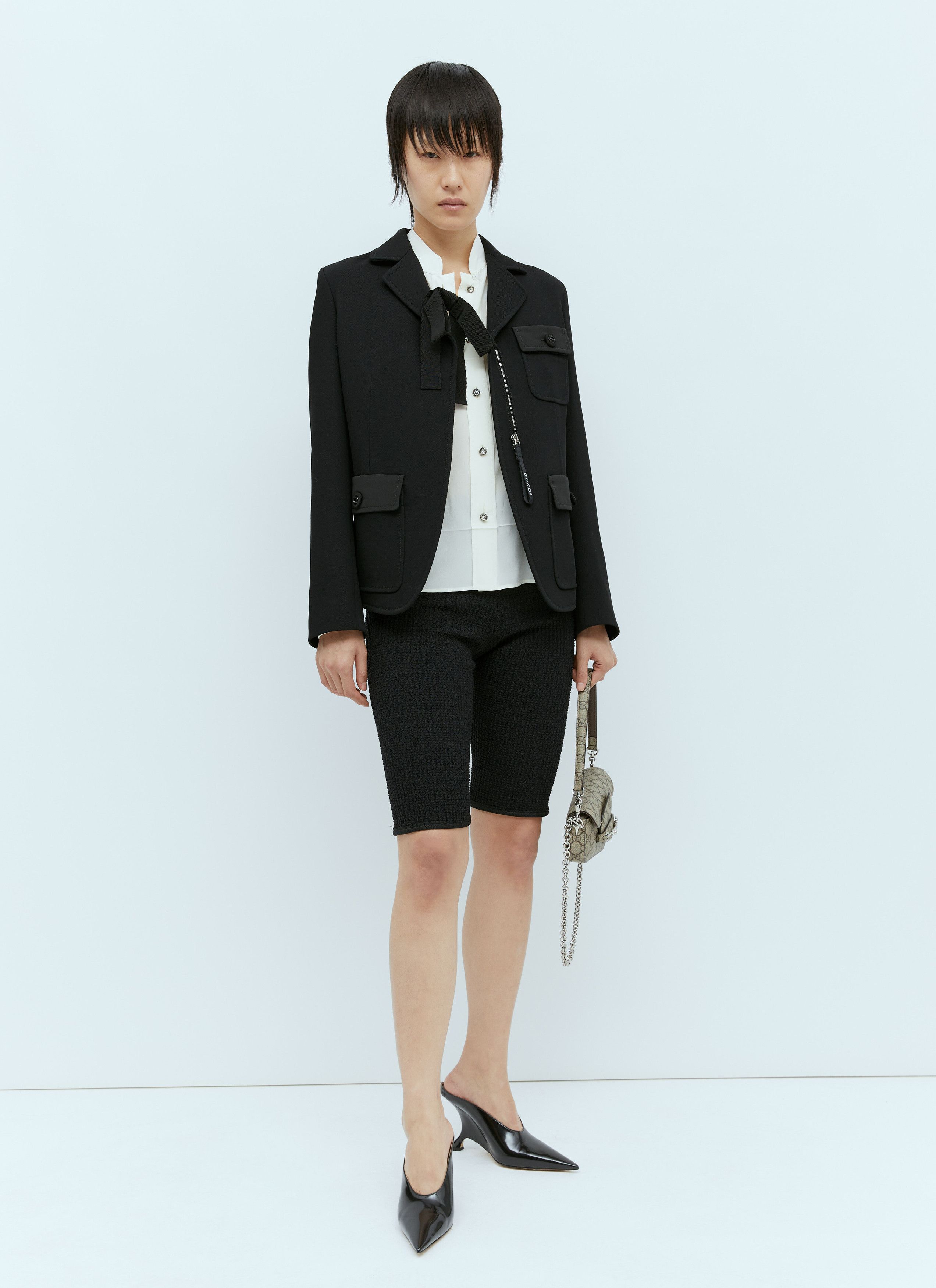 Gucci Fine Wool Crepe Jacket Size XS / US 0-2 / IT 36-38 - 3 Thumbnail