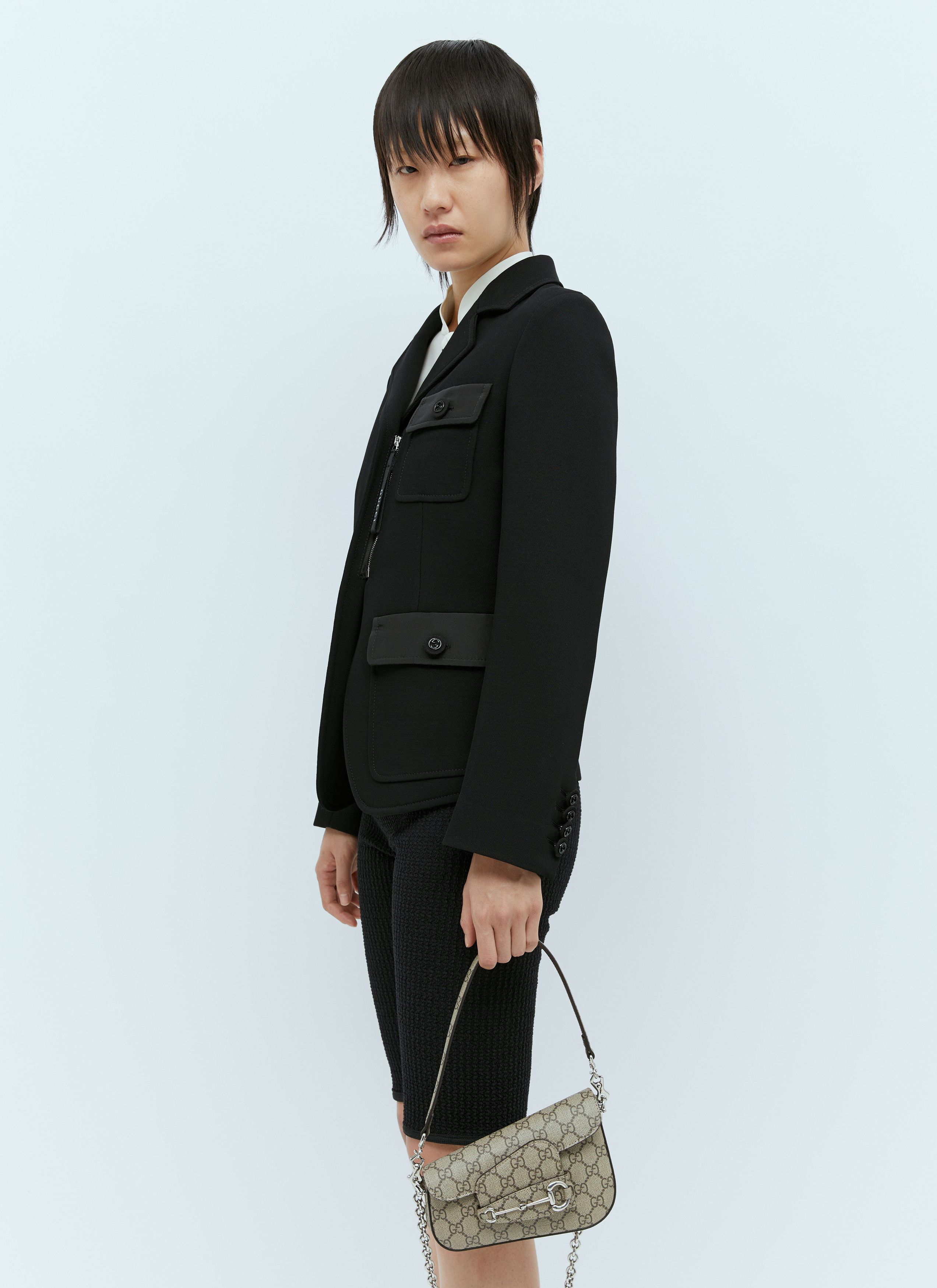 Gucci Fine Wool Crepe Jacket Size XS / US 0-2 / IT 36-38 - 4 Thumbnail