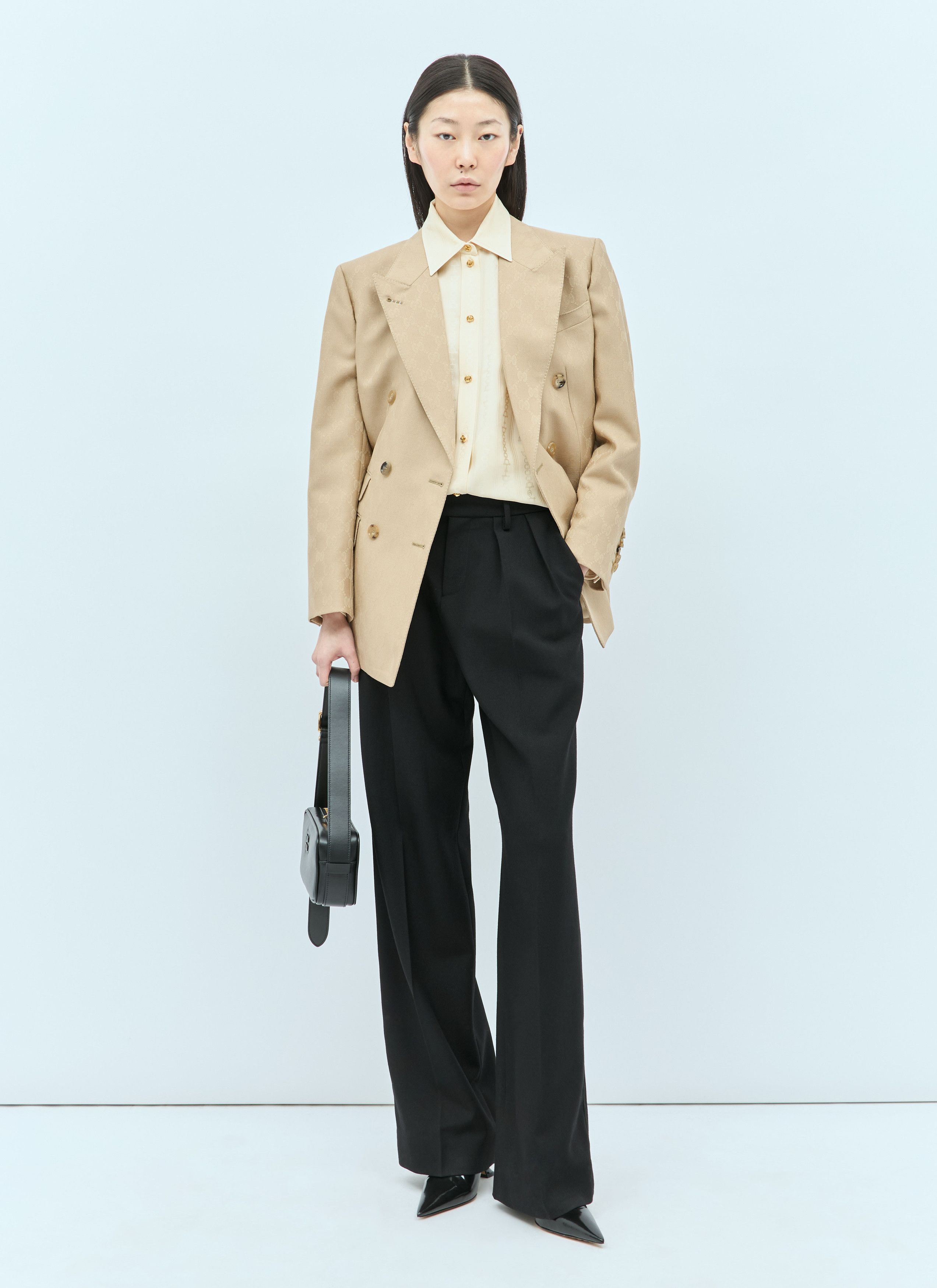 Gucci Horsebit Silk Shirt Size S / US 4 / IT 40 - 3 Thumbnail