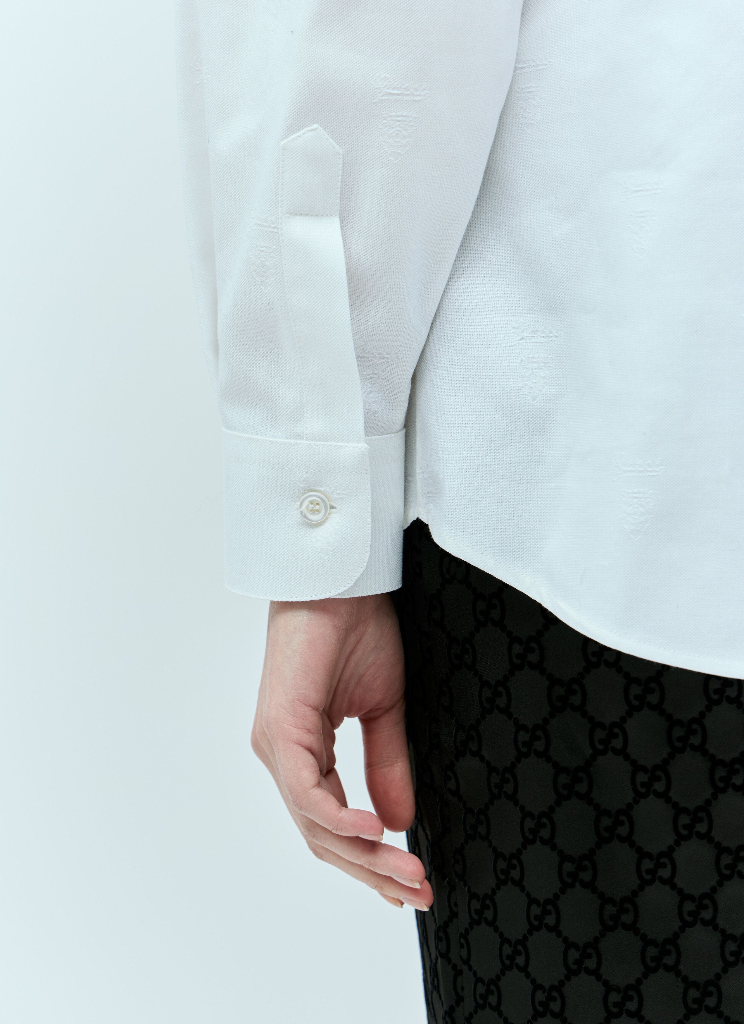 Gucci Embroidered Classic Shirt Size S / US 4 / IT 40 - 5 Thumbnail