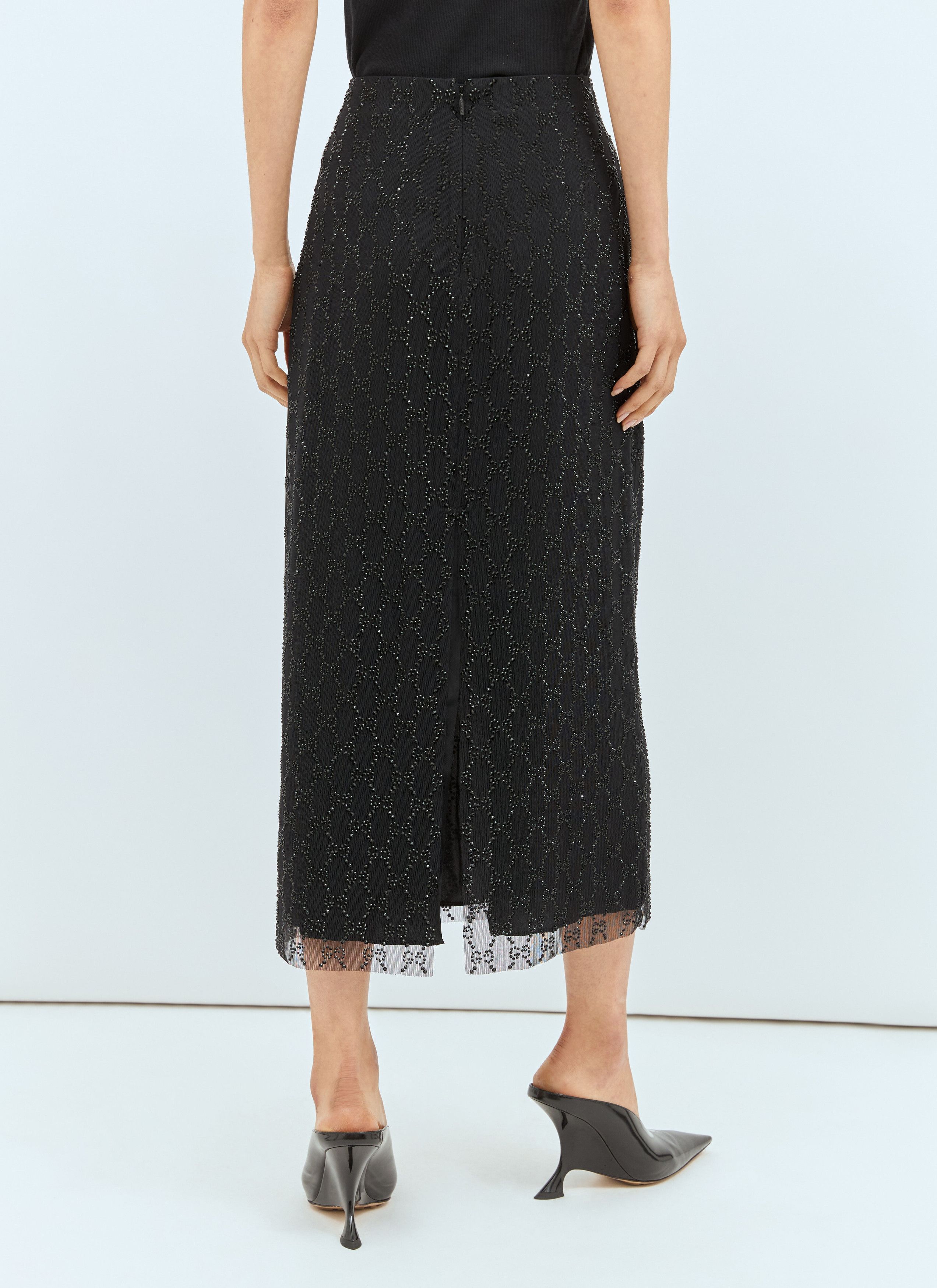 Gucci Tulle Midi Skirt Size 26" / US 2 / IT 38 - 6 Thumbnail