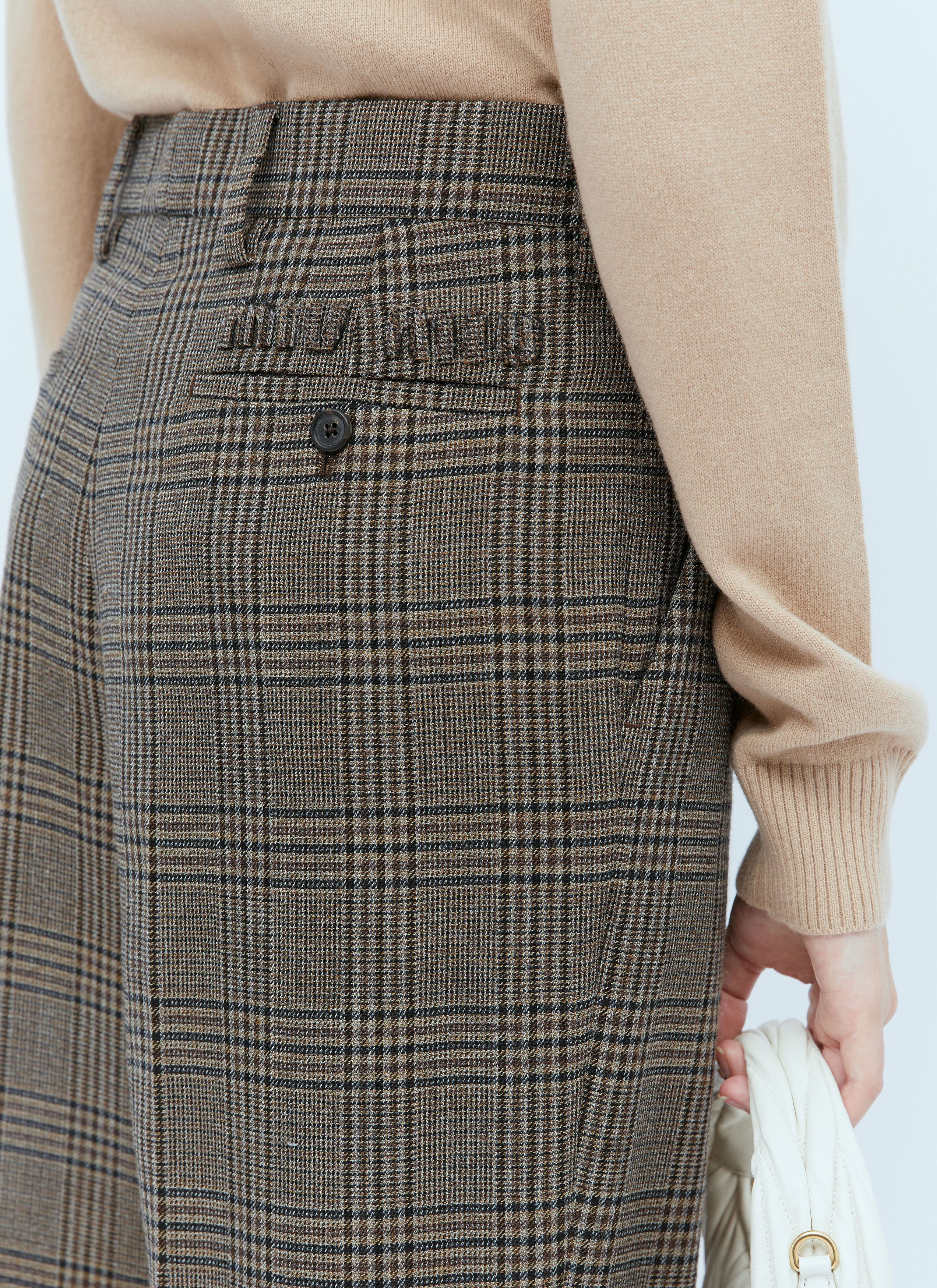 Miu Miu Check Pants Size 26" / US 2 / IT 38 - 3 Thumbnail
