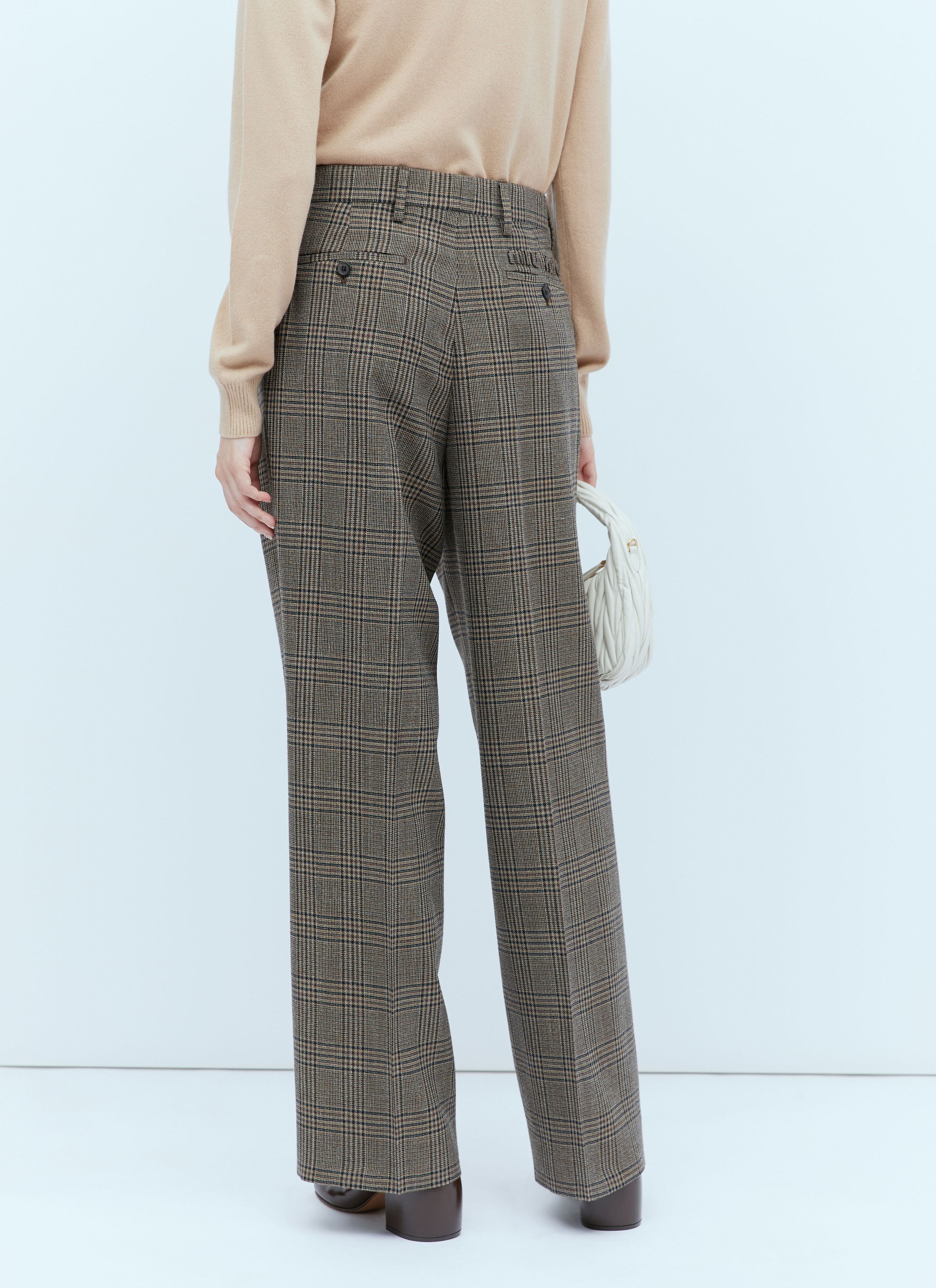 Miu Miu Check Pants Size 26" / US 2 / IT 38 - 4 Thumbnail