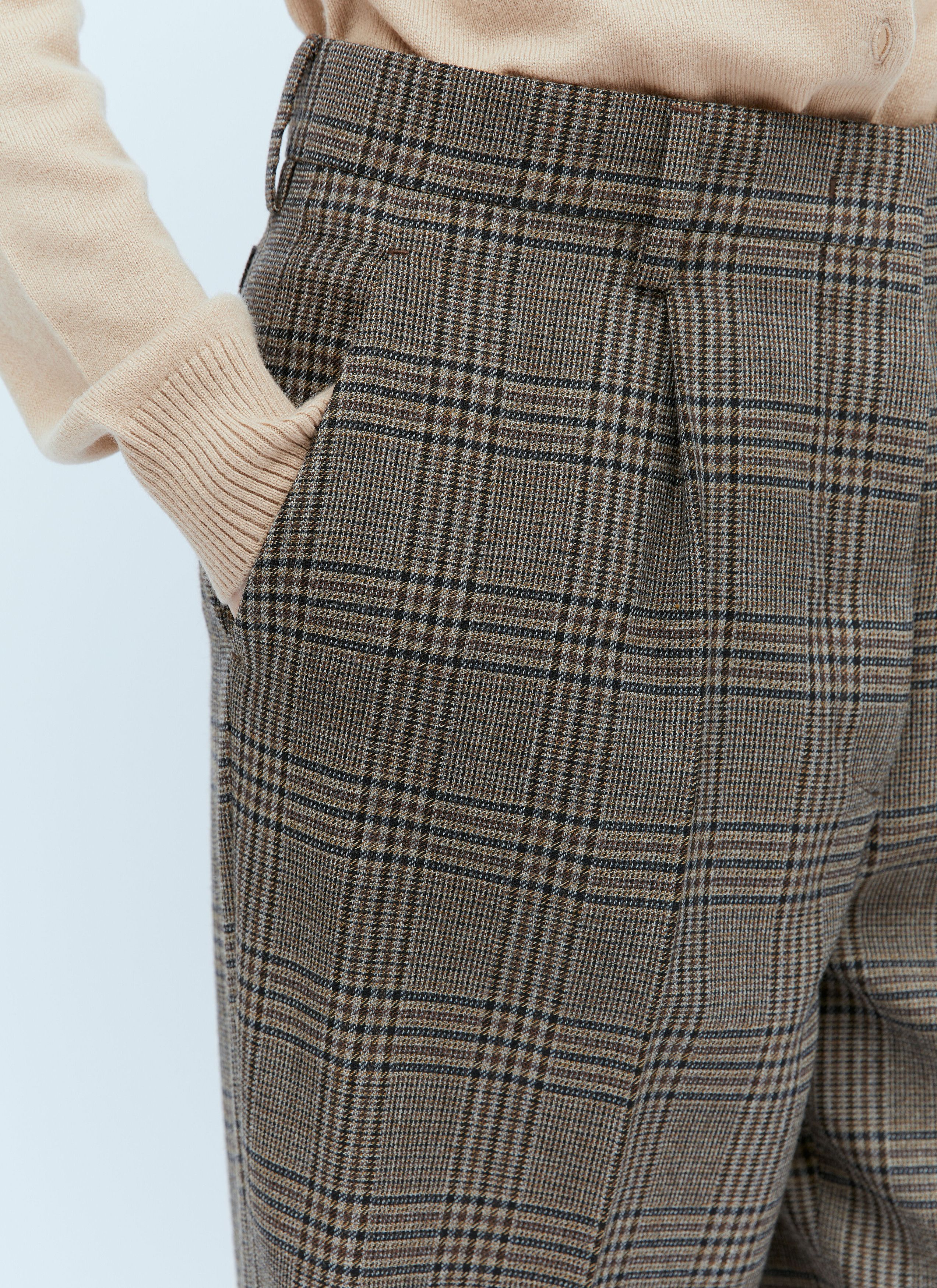 Miu Miu Check Pants Size 26" / US 2 / IT 38 - 6 Thumbnail