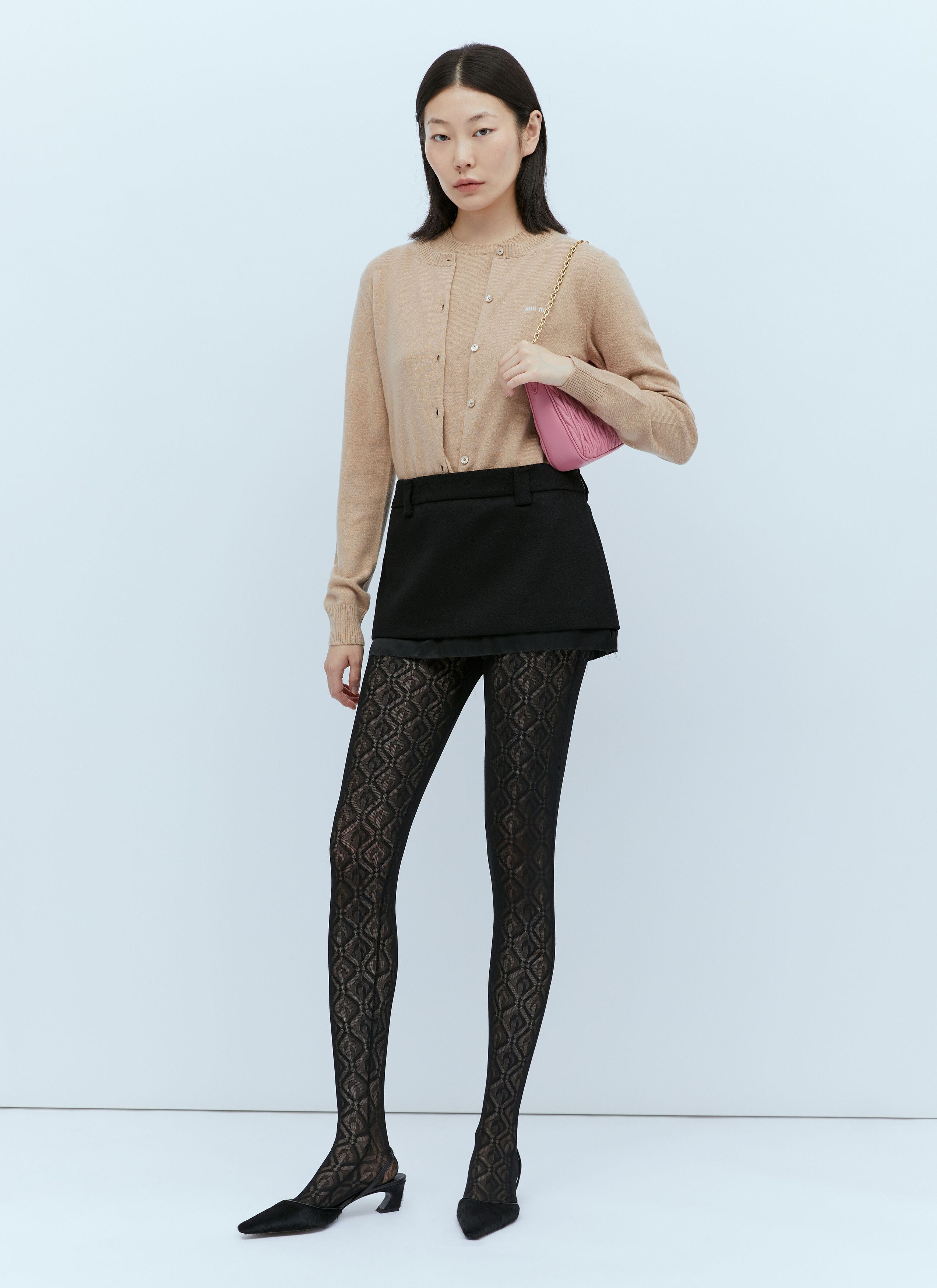 Miu Miu Velour Mini Skirt Size 27" / US 4 / IT 40 - 2 Thumbnail