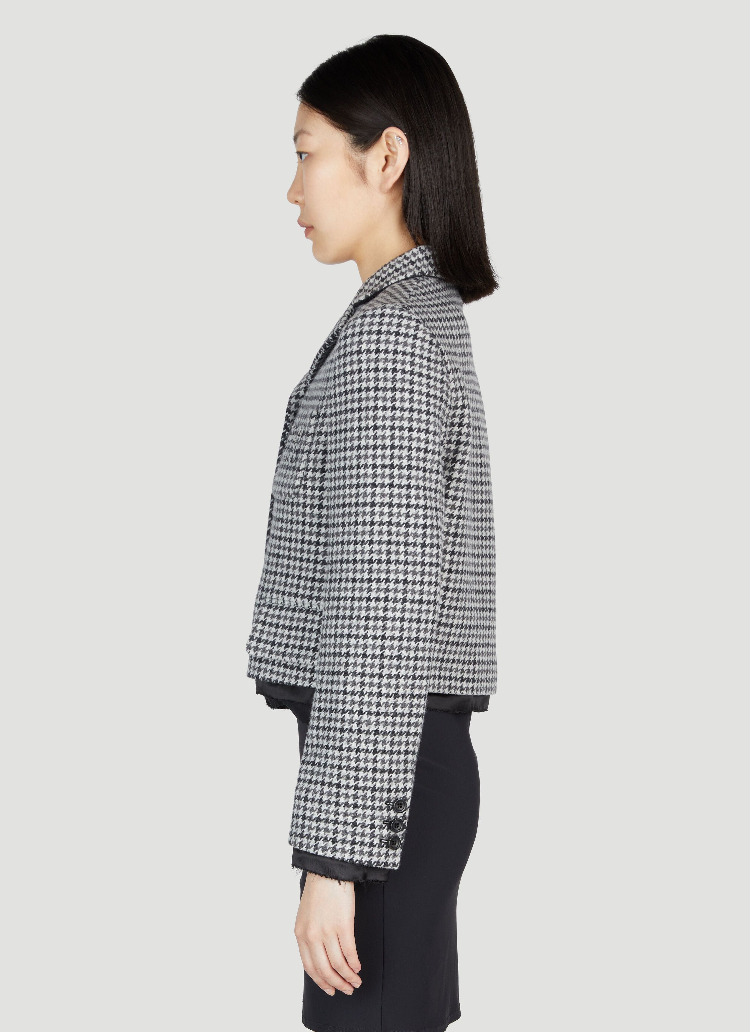 Miu Miu Tweed Cropped Blazer Size S / US 4 / IT 40 - 3 Thumbnail