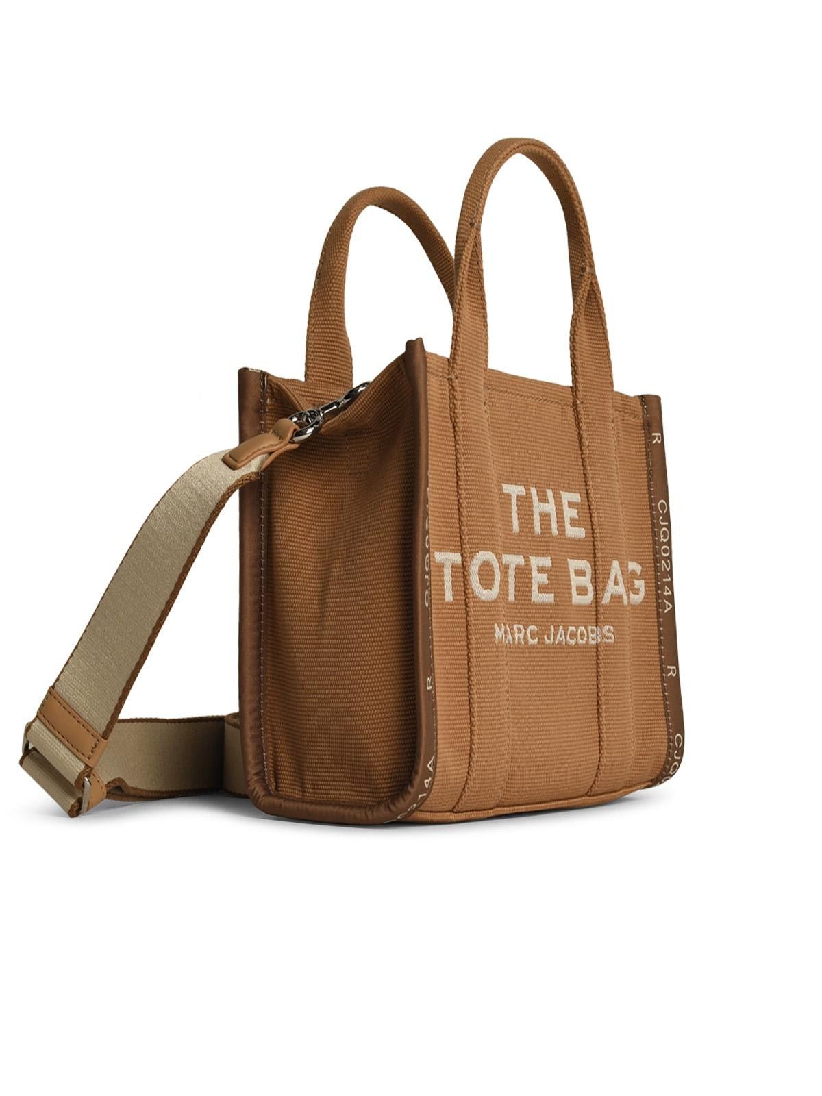 Marc Jacobs MARC JACOBS (THE) 'The Small Tote' Brown Cotton Bag Size ONE SIZE - 2 Thumbnail