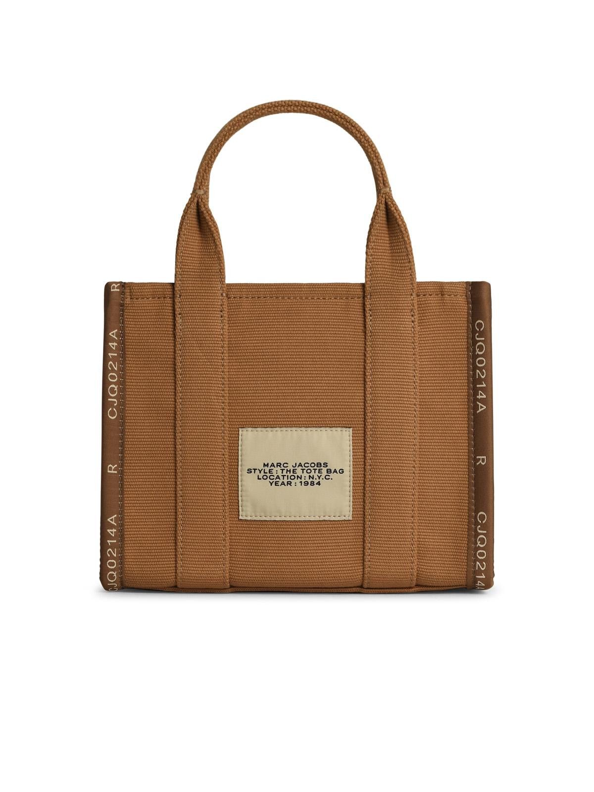 Marc Jacobs MARC JACOBS (THE) 'The Small Tote' Brown Cotton Bag Size ONE SIZE - 3 Thumbnail