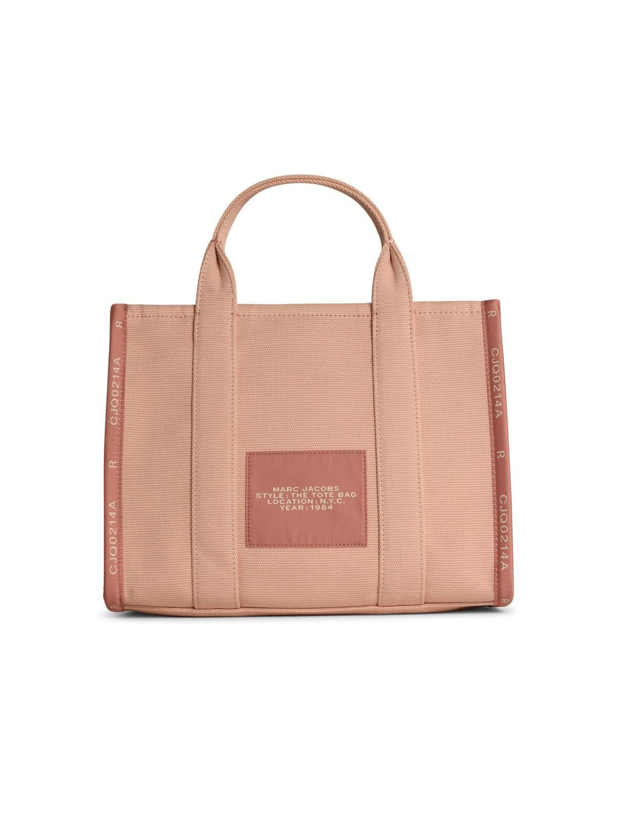Marc Jacobs MARC JACOBS (THE) 'The Small Tote' Pink Cotton Bag Size ONE SIZE - 3 Thumbnail