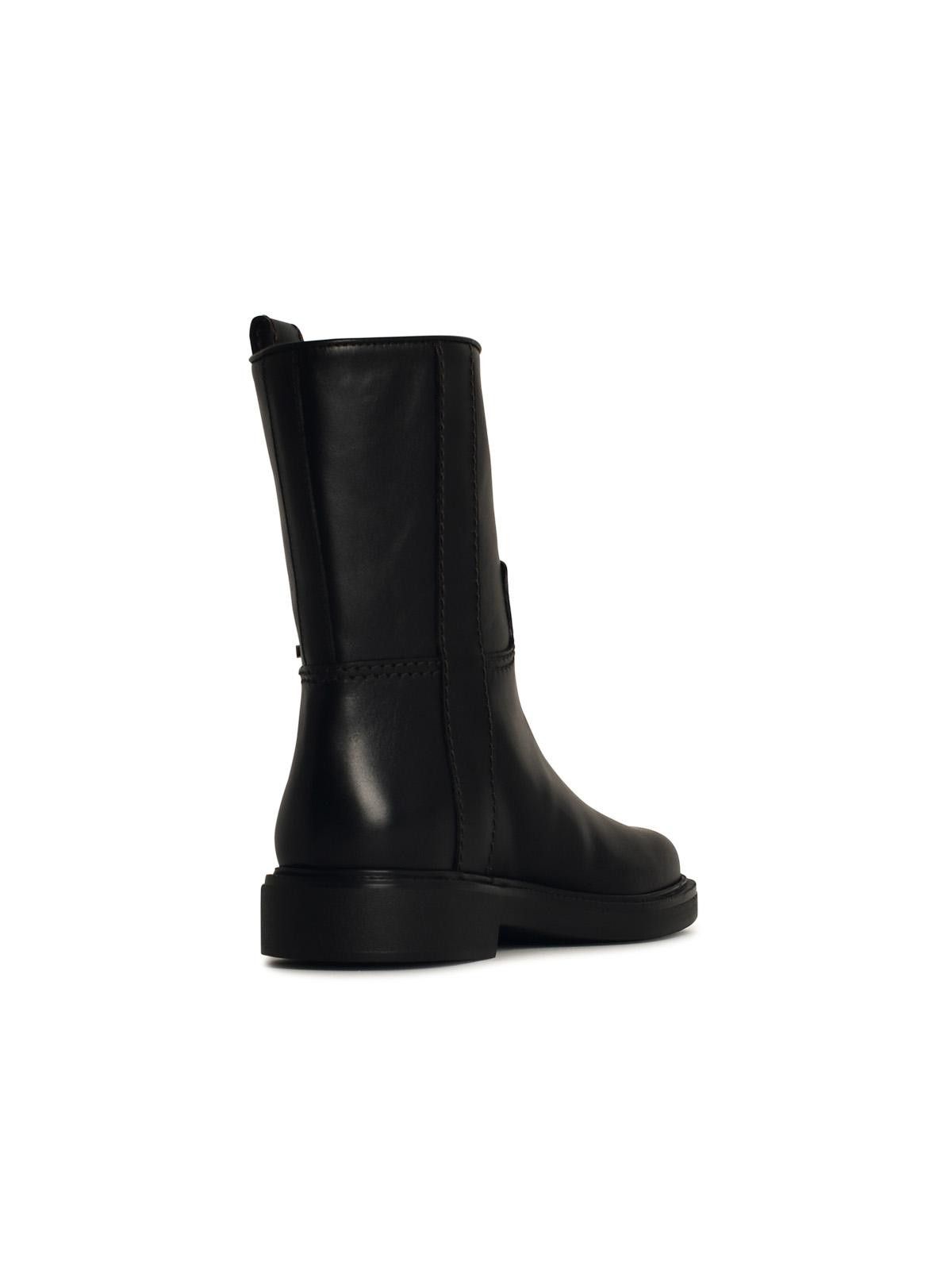 Tod's TOD'S Black Leather Ankle Boots Size US 9.5 / IT 39.5 - 3 Thumbnail