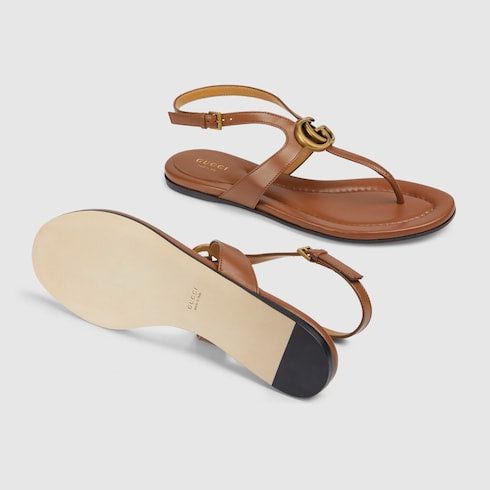 Gucci Gucci Doube G Thong Sandals SIZE 37.5 Size ONE SIZE - 3 Thumbnail