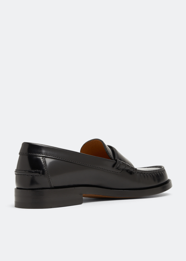 Gucci Gucci Interlocking G Leather Loafers SIZE 37 Size ONE SIZE - 2 Thumbnail