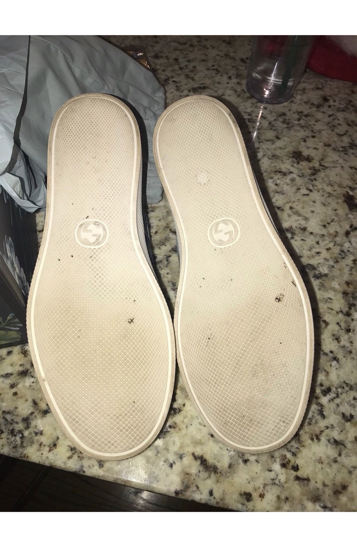 Gucci RARE Gucci Blue Floral SlipOns Grailed