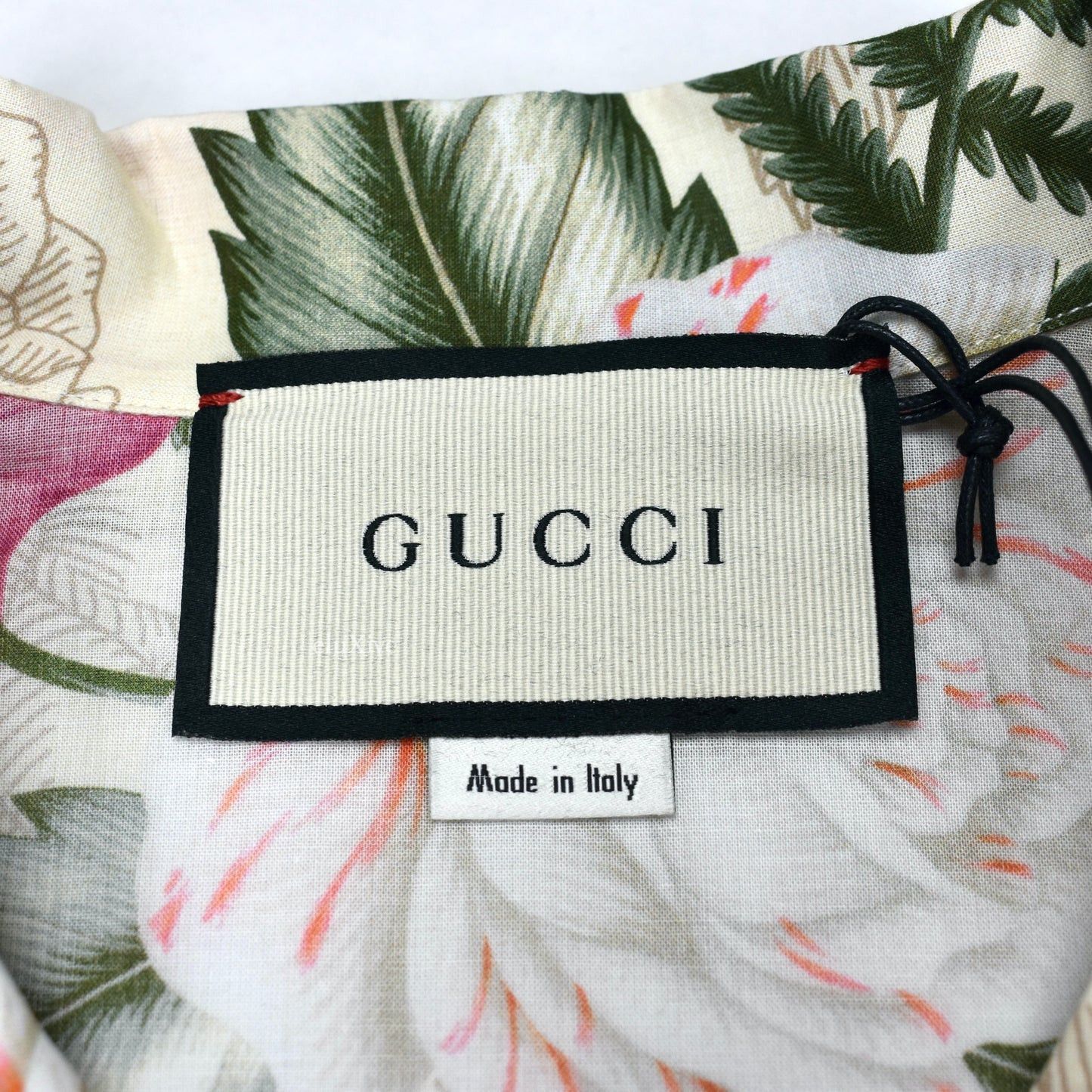 Gucci Gucci Hawaiian Dream Floral Print Button Down Shirt Beige Size US M / EU 48-50 / 2 - 3 Thumbnail