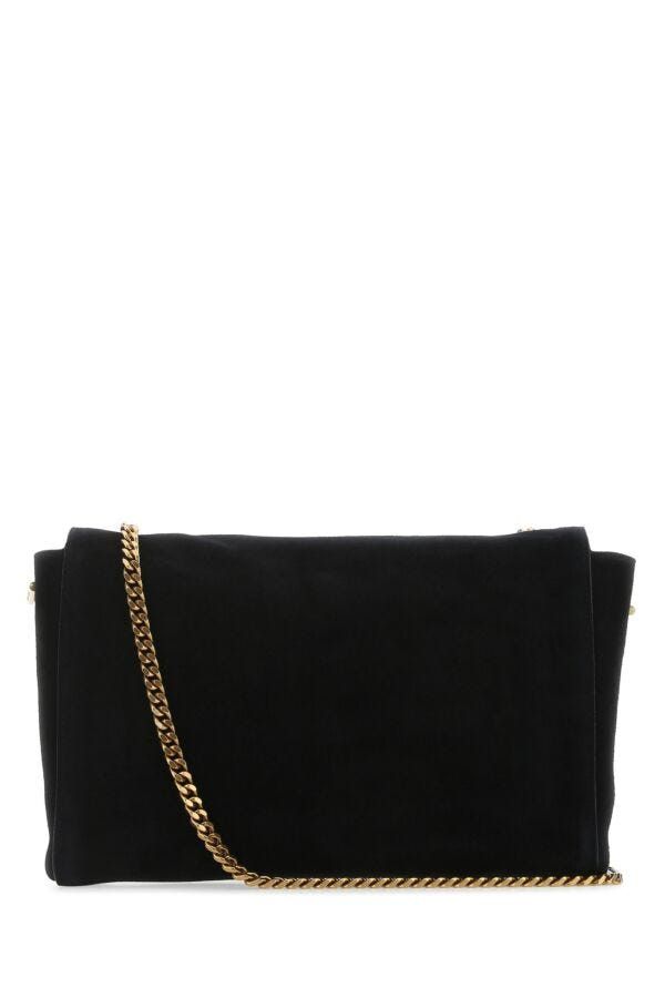 Saint Laurent Paris Black Suede Medium Kate Shoulder Bag Size ONE SIZE - 5 Thumbnail
