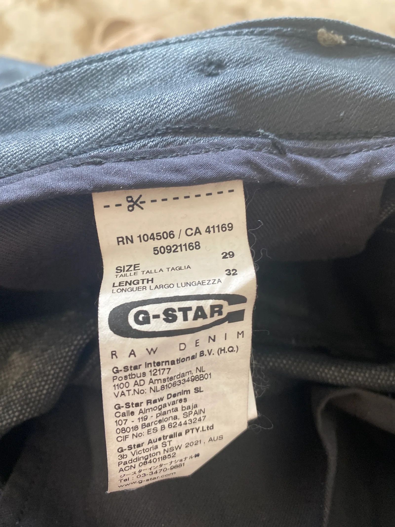 G-Star G-STAR RAW R33/01 Pants Size 29" - 3 Thumbnail