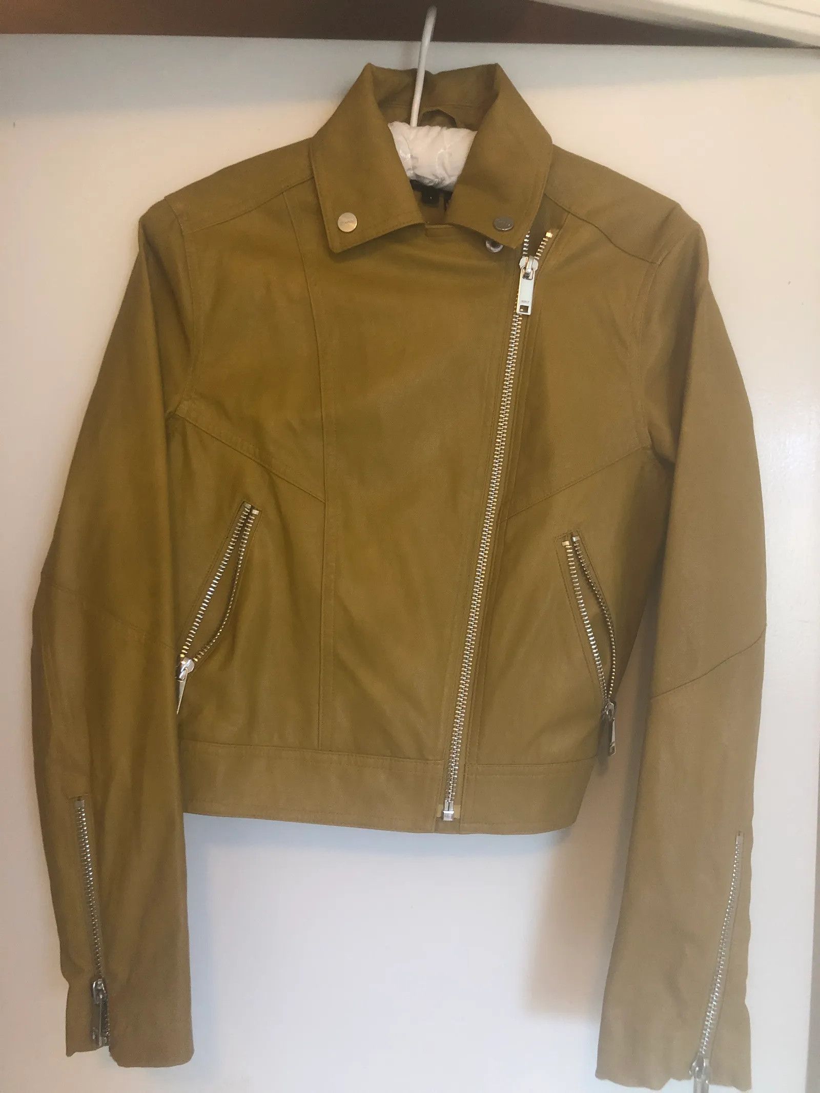DKNY DKNY Leather Jacket Size S / US 4 / IT 40 - 3 Thumbnail