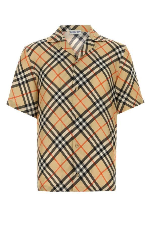 Burberry Printed Silk Shirt Size US M / EU 48-50 / 2 - 3 Thumbnail