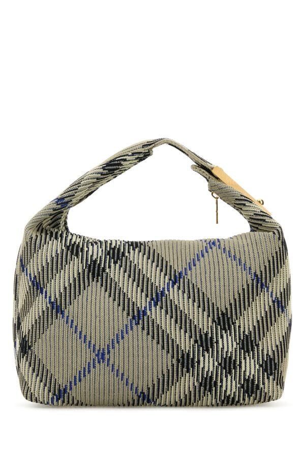 Burberry Embroidered Nylon Medium Peg Handbag Size ONE SIZE - 5 Thumbnail