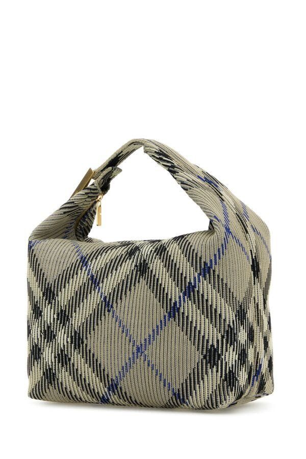 Burberry Embroidered Nylon Medium Peg Handbag Size ONE SIZE - 4 Thumbnail