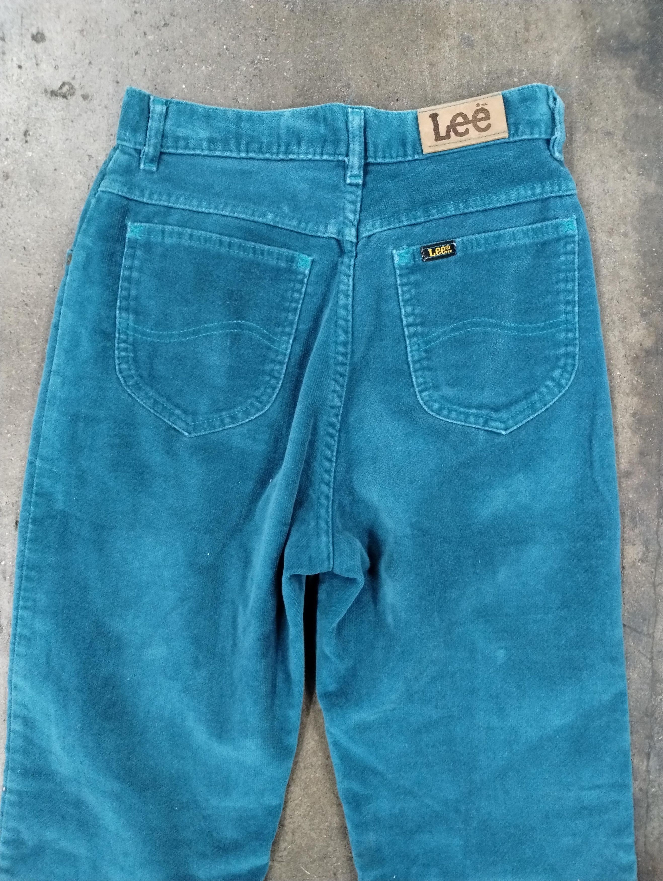 Vintage Vintage 90s Lee Teal Felt Pants Size US 26 / EU 42 - 7 Thumbnail