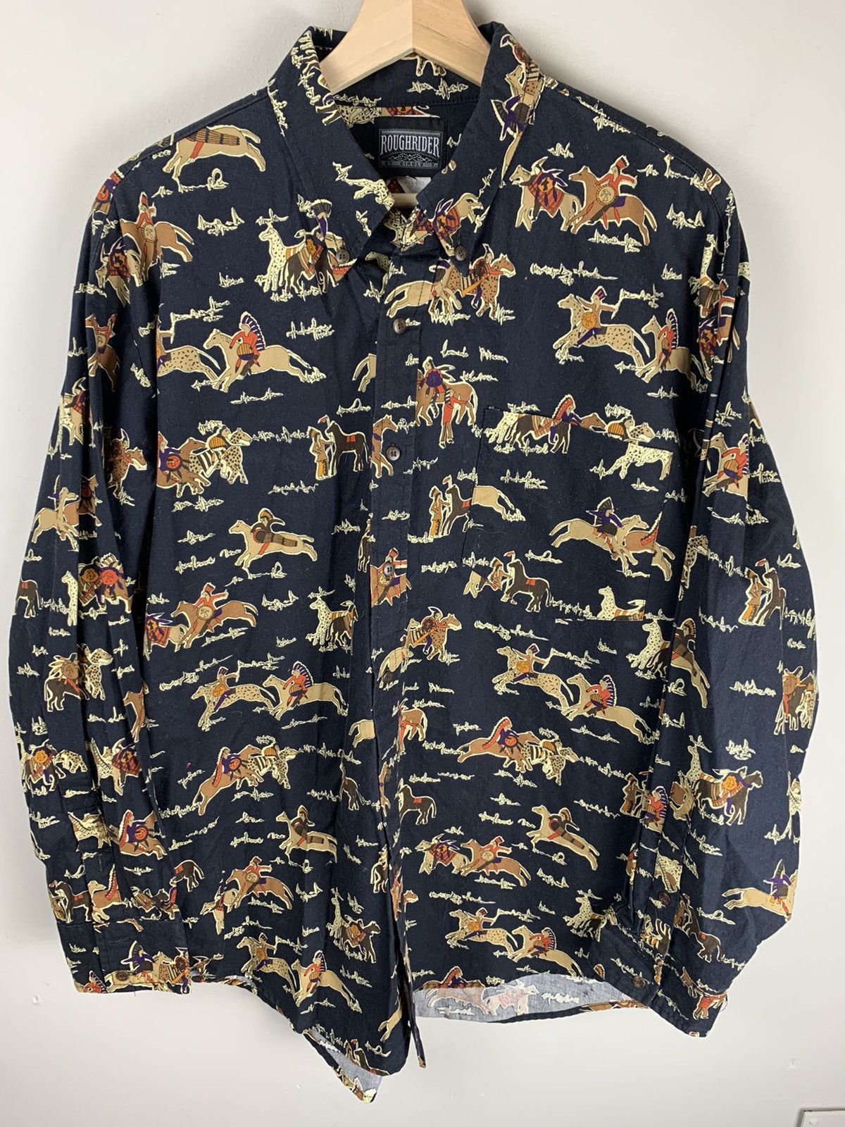 Vintage Vintage Native Print Western Button Up Size US L / EU 52-54 / 3 - 2 Thumbnail