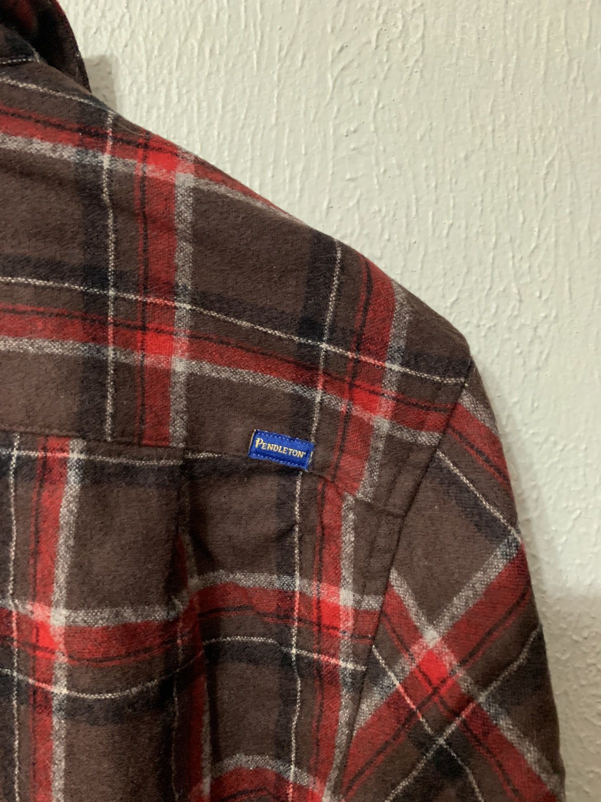 Vintage Vintage Flannel Pendleton Brown Red Check Flannel Size US XS / EU 42 / 0 - 3 Thumbnail