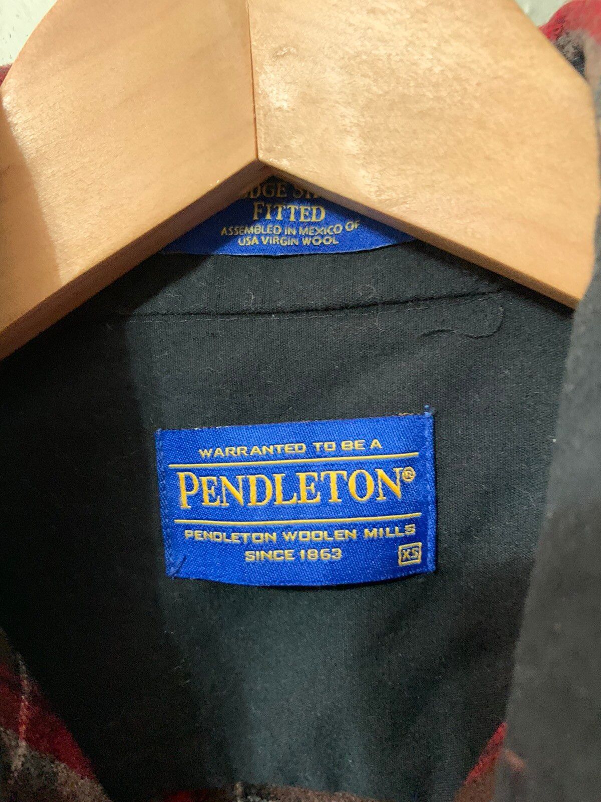 Vintage Vintage Flannel Pendleton Brown Red Check Flannel Size US XS / EU 42 / 0 - 4 Thumbnail
