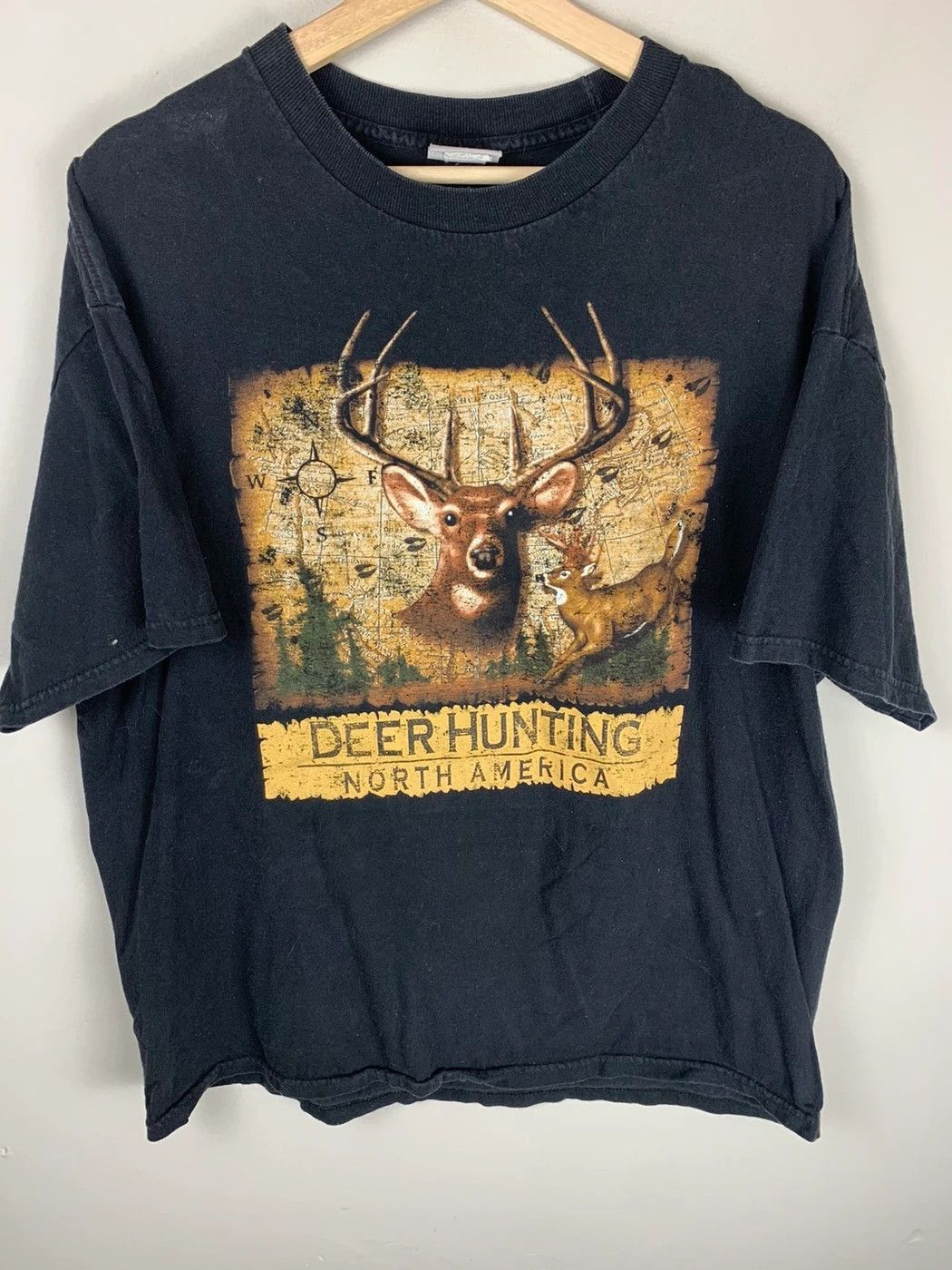Vintage Vintage Deer Hunting Tee Size US XL / EU 56 / 4 - 3 Thumbnail