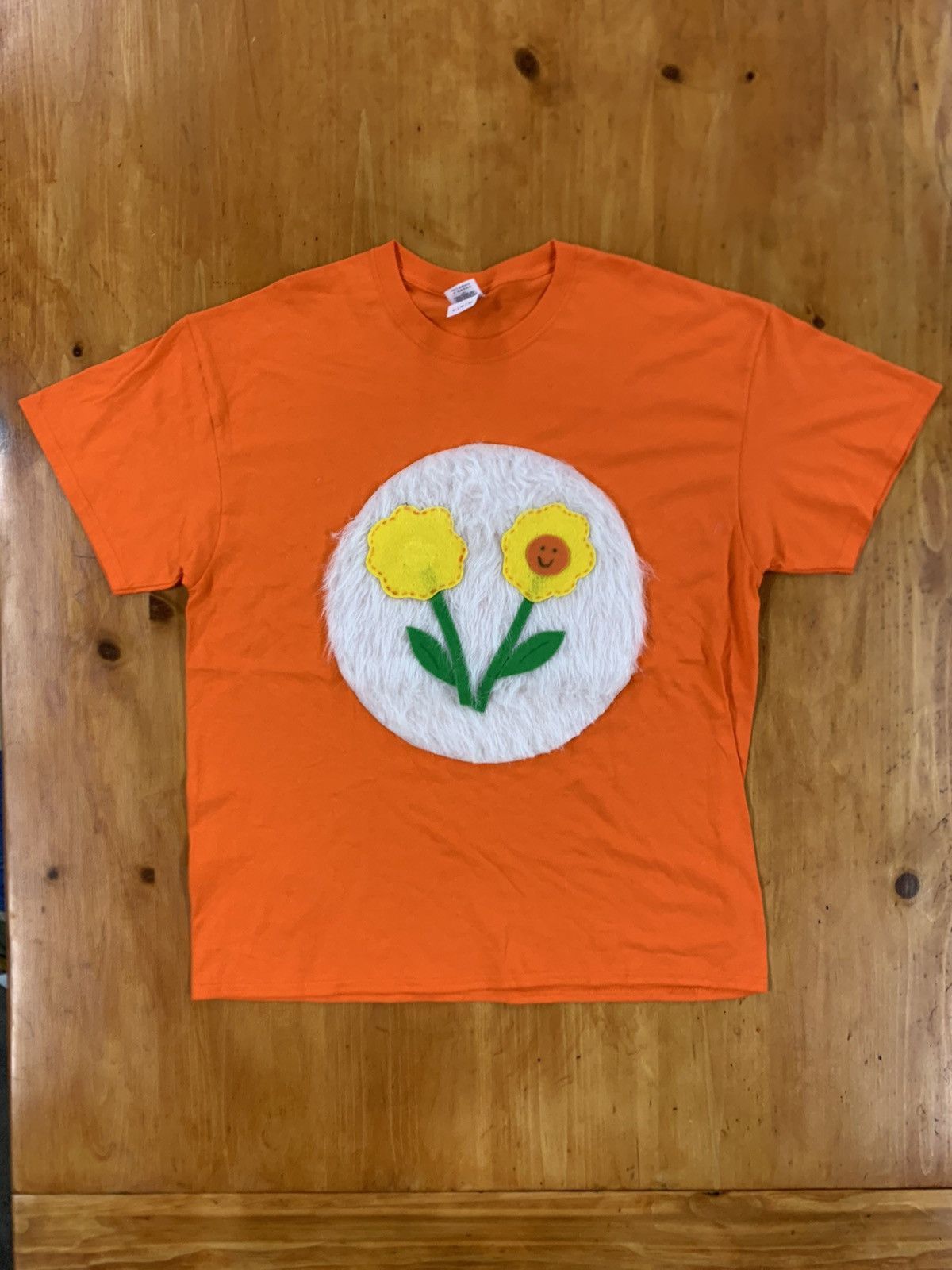 Vintage Vintage Hairy Flower Patch Tee Size US XL / EU 56 / 4 - 3 Thumbnail