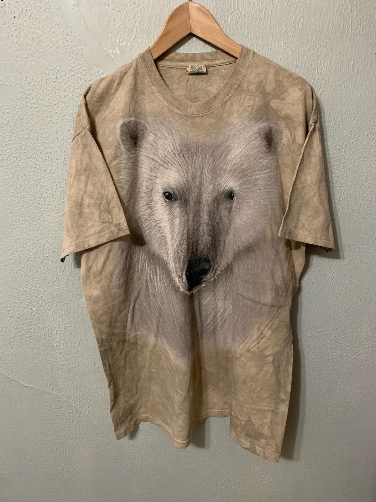 Vintage Vintage Polar Bear Brown Tie Dye Tee Size US XL / EU 56 / 4 - 2 Thumbnail