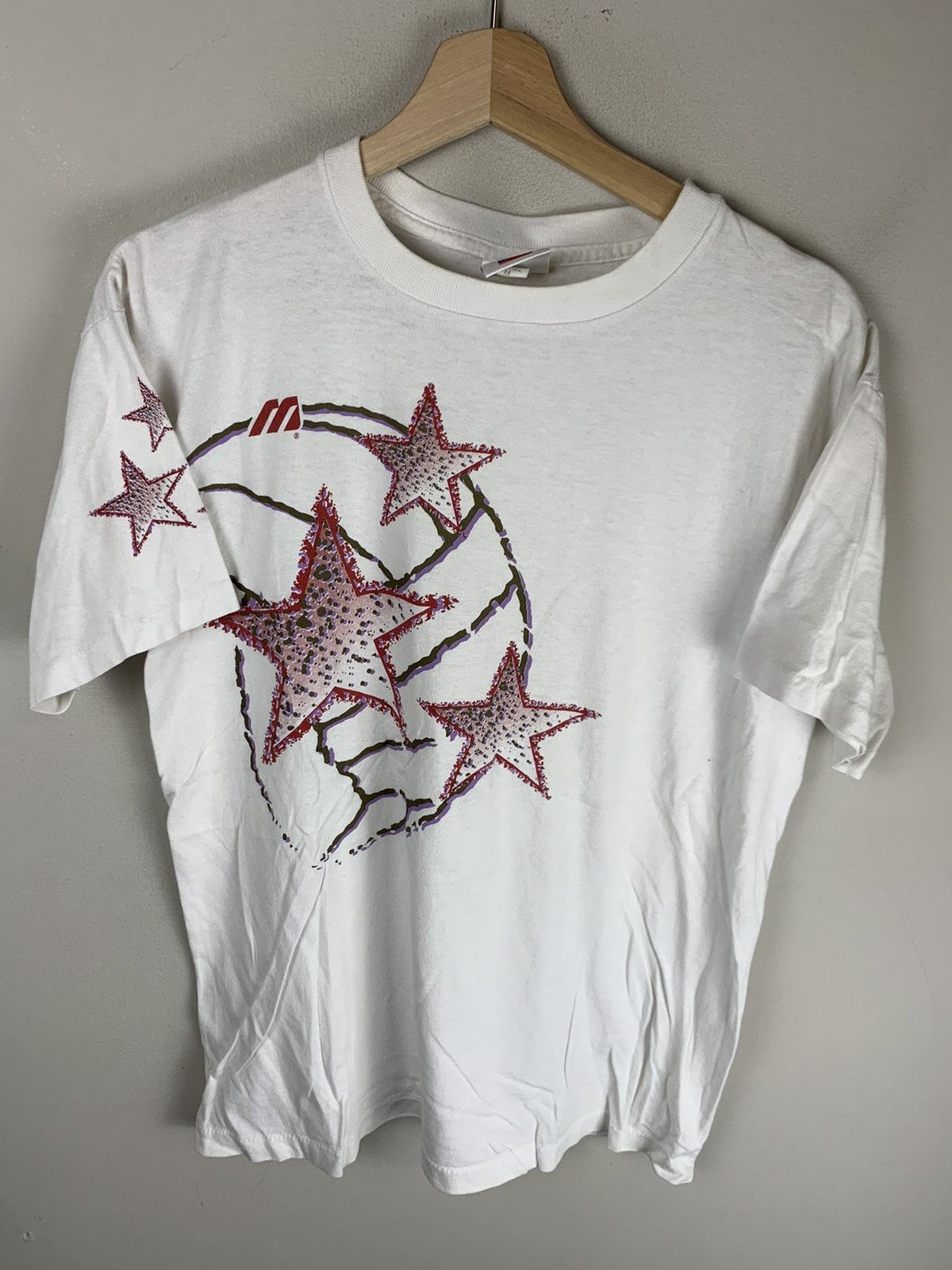 Vintage Vintage Mizuno Star Art Volleyball Tee Size US M / EU 48-50 / 2 - 3 Thumbnail