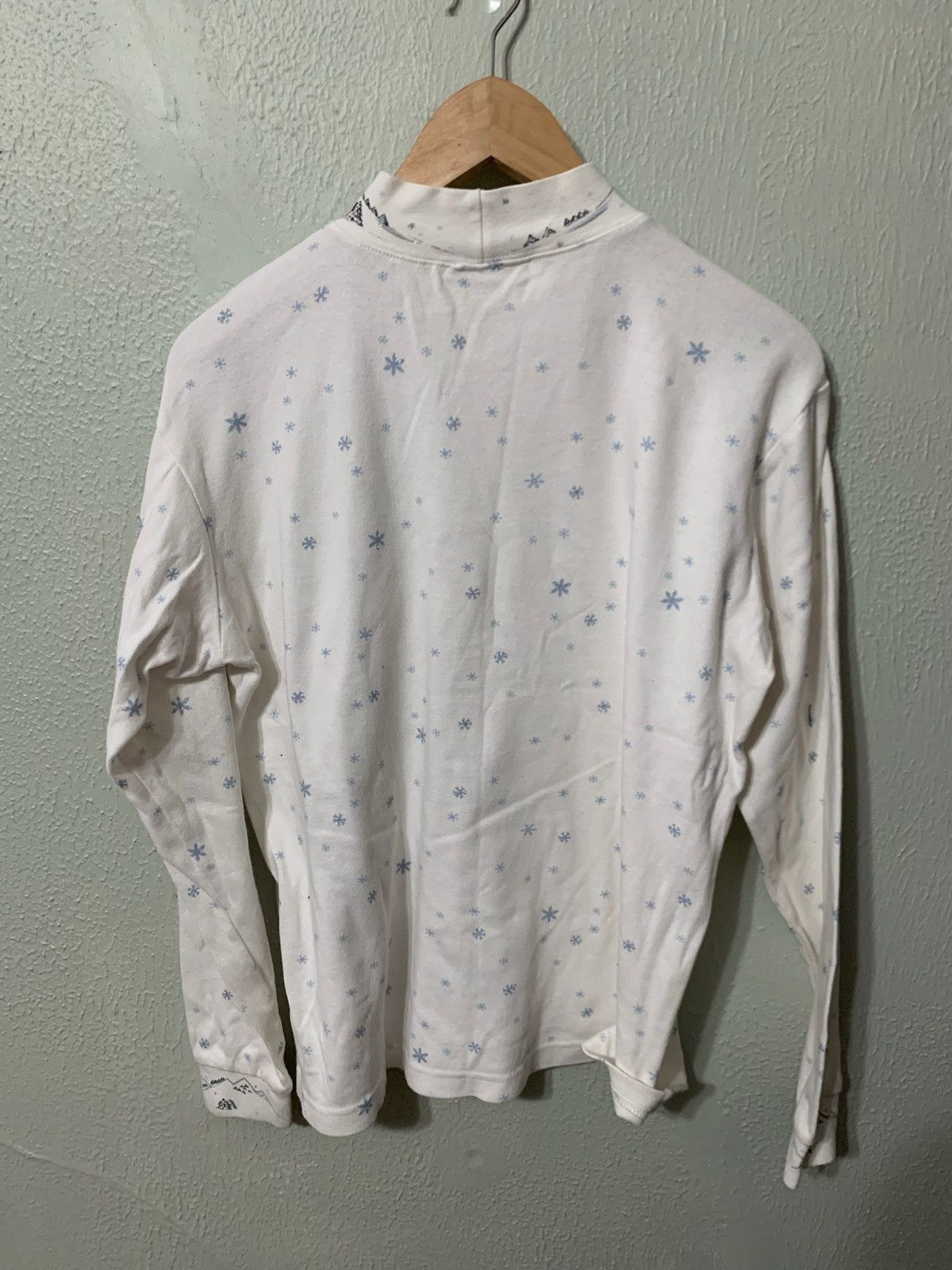 Vintage Vintage Ski Snowfall Mock Longsleeve Size US M / EU 48-50 / 2 - 5 Thumbnail