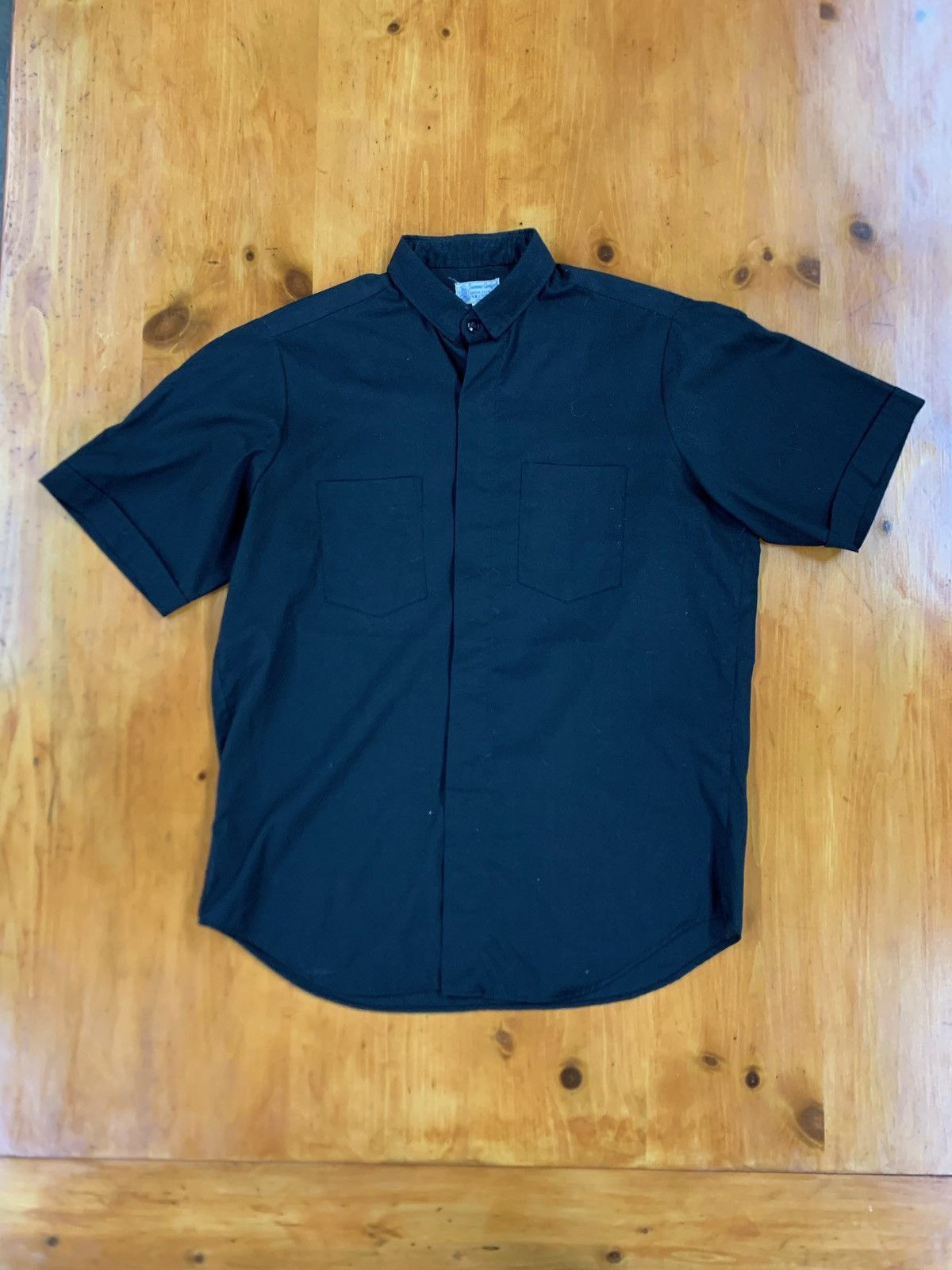 Vintage Vintage Blank Black Button Up Size US M / EU 48-50 / 2 - 3 Thumbnail