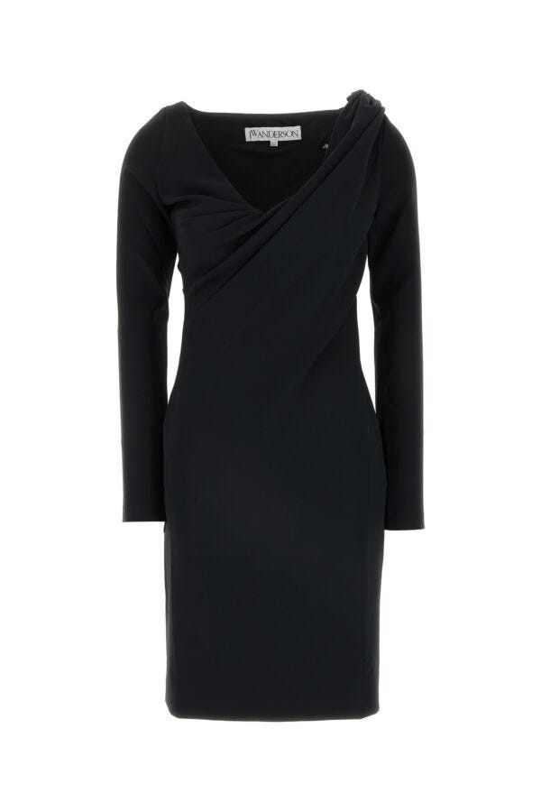 JW Anderson Black Stretch Polyester Blend Dress Size S / US 4 / IT 40 - 3 Thumbnail